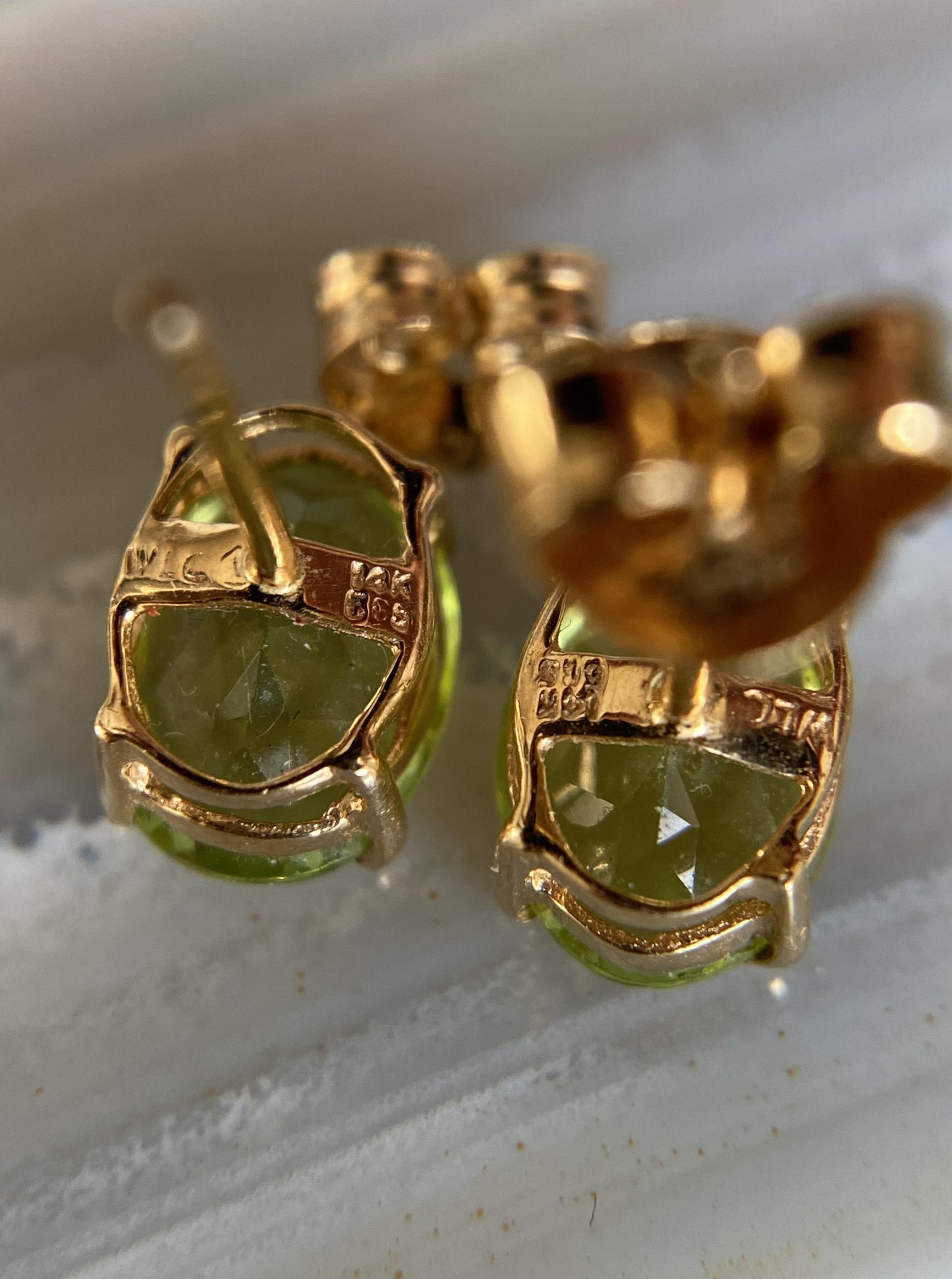 Vintage Peridot Studs