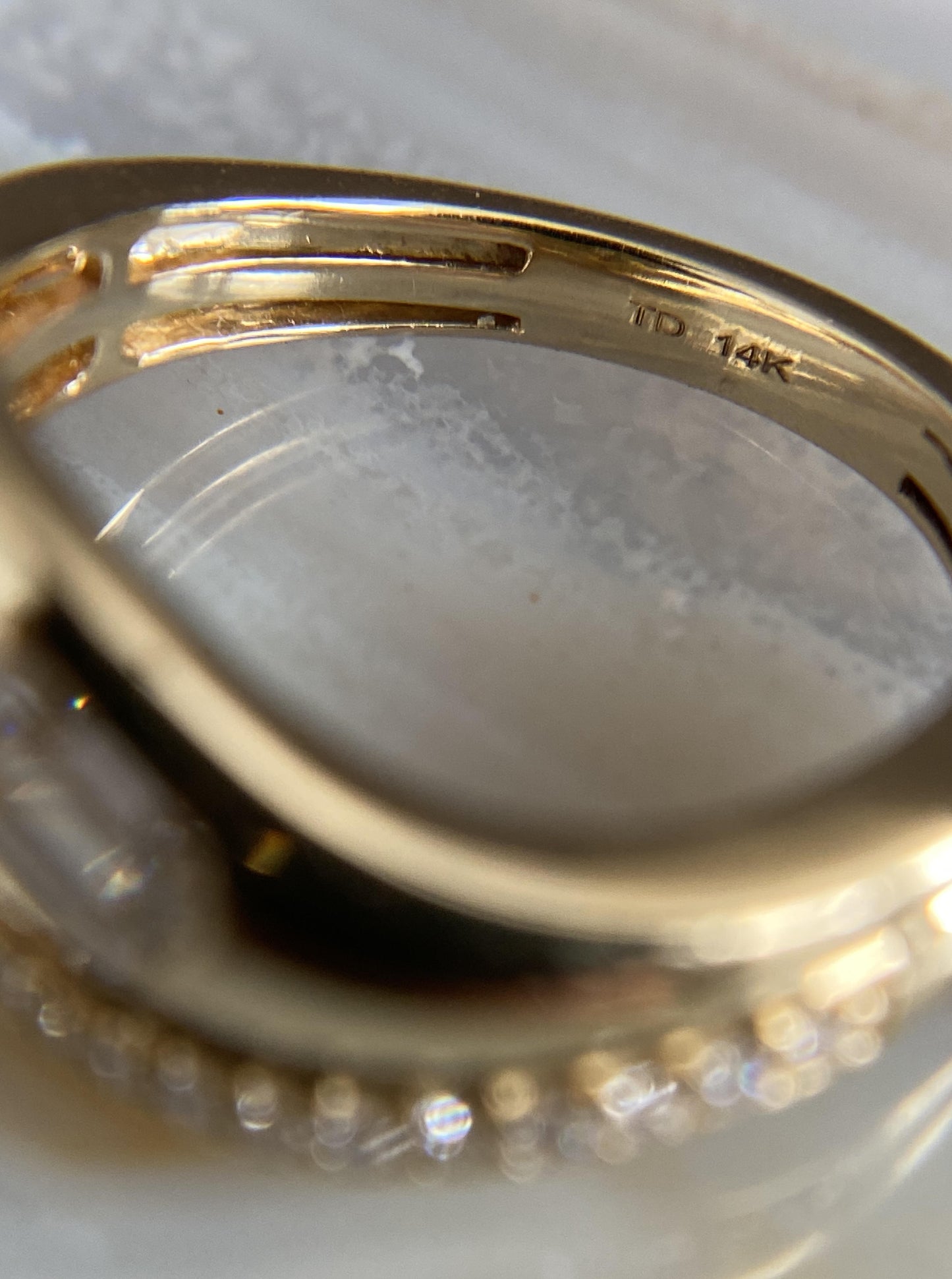 Double Wavy Diamond Band