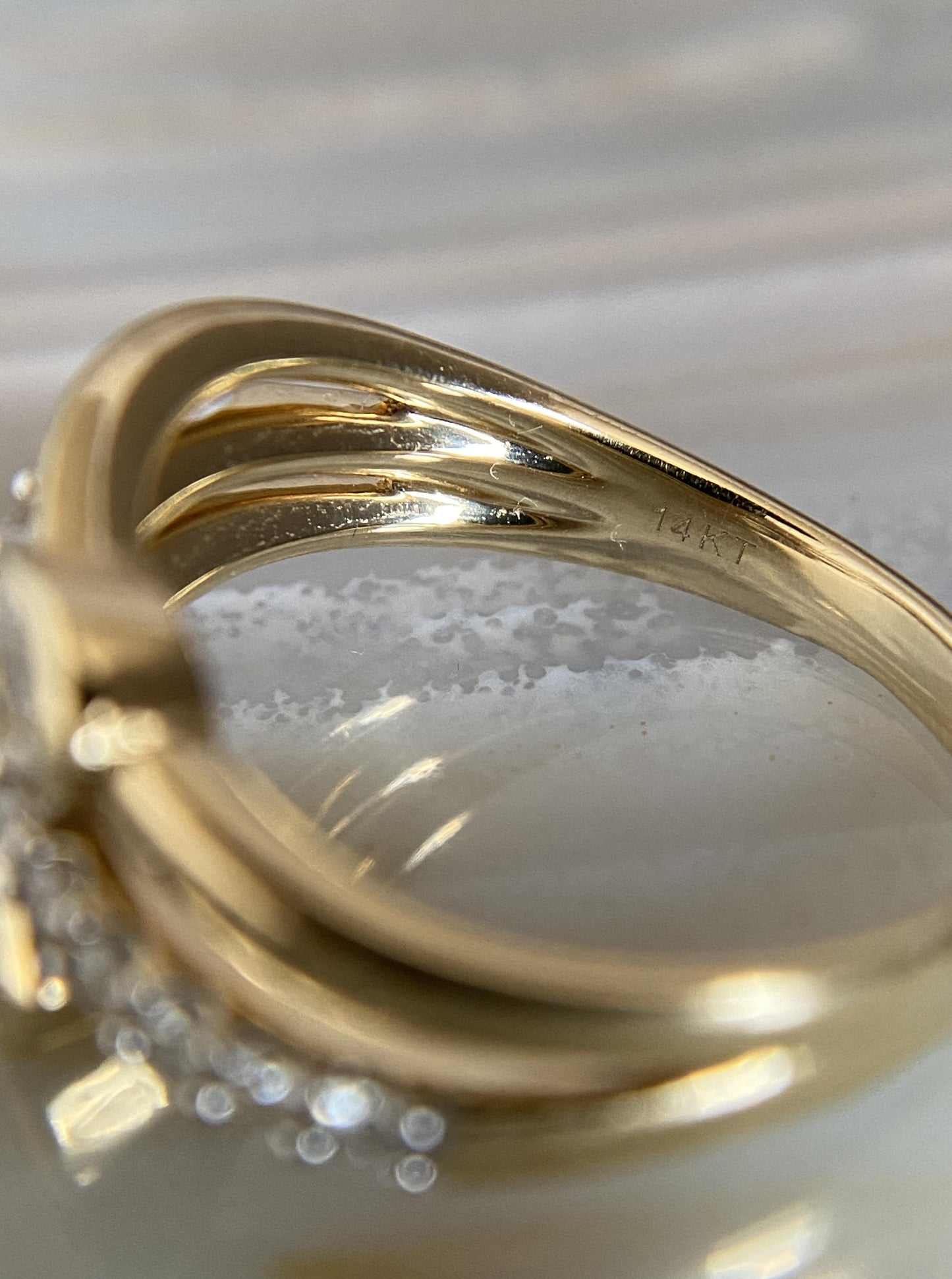 Three Tier Diamond Band