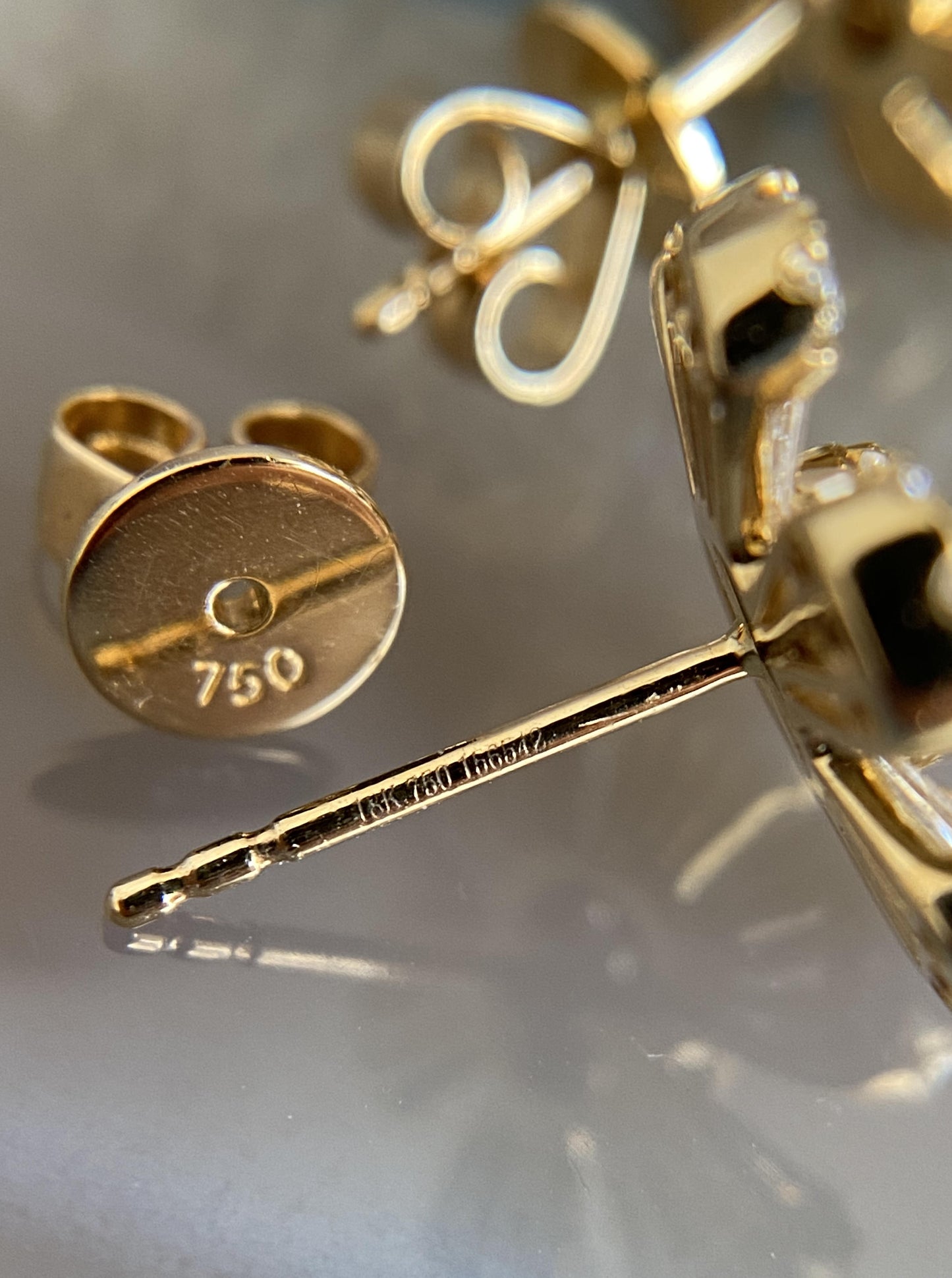 Floral Diamond Studs