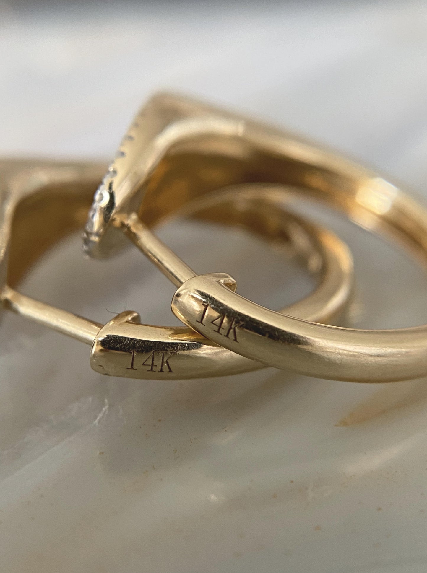 Diamond Statement Hoops