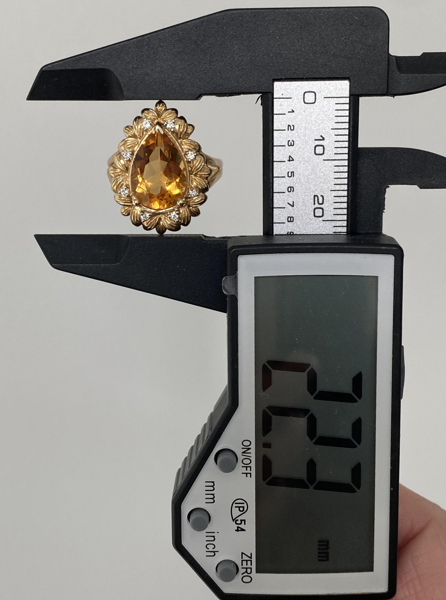 Cocktail Citrine Ring