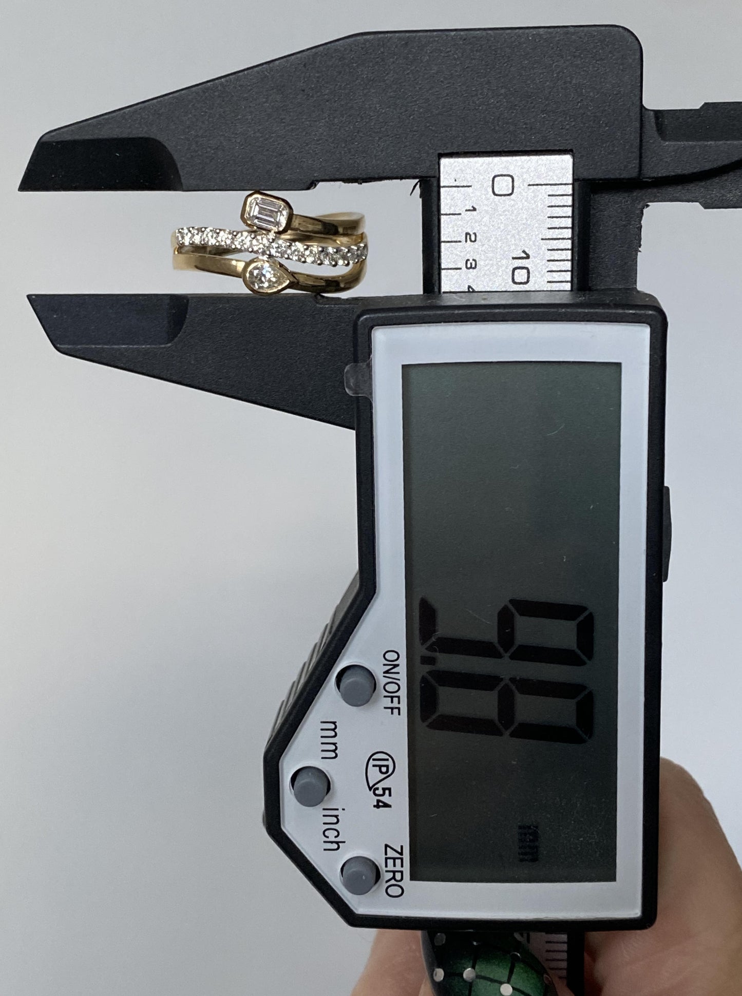 Three Tier Diamond Band