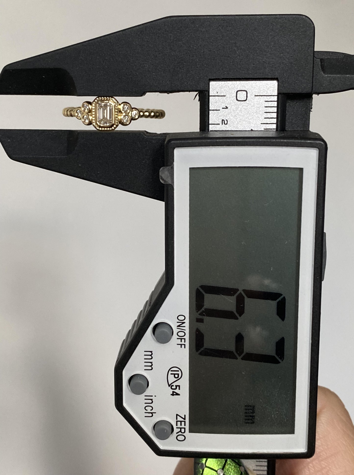 Celestial Diamond Bezel Ring