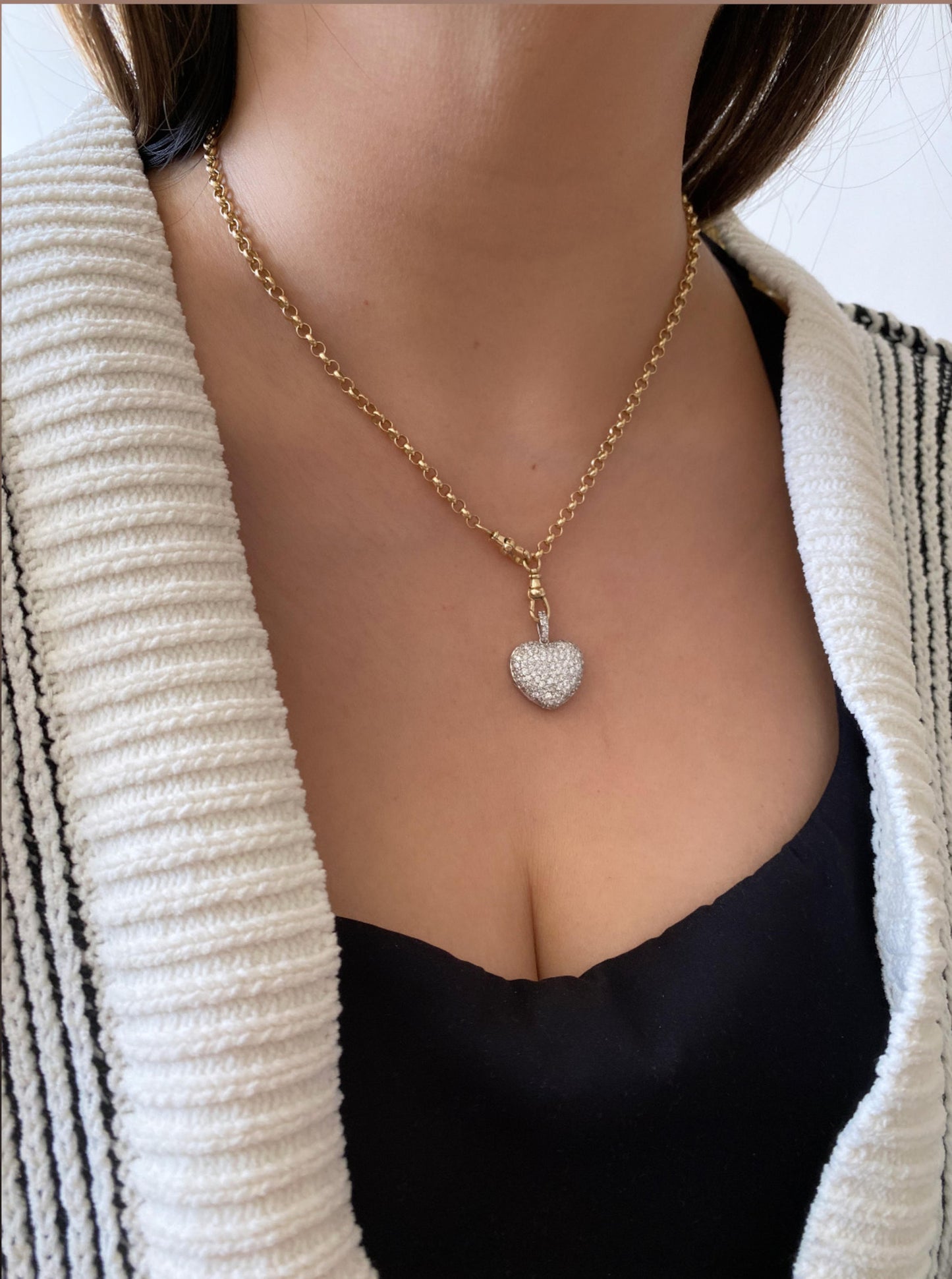 Puffy Diamond Pendant