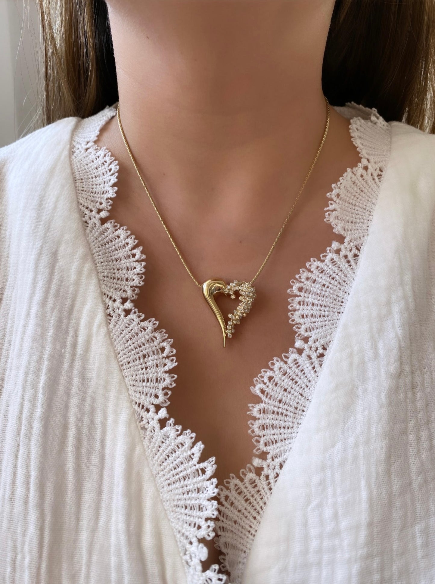 Heart Statement Necklace