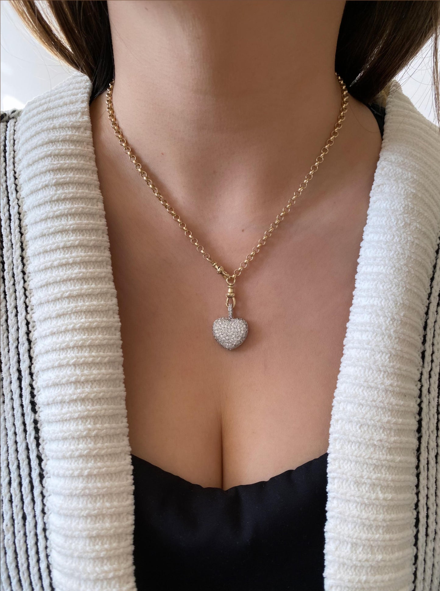 Puffy Diamond Pendant