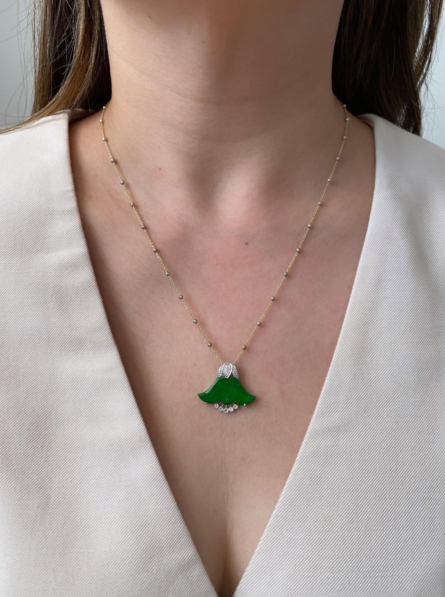 Water Chestnut Jade Pendant