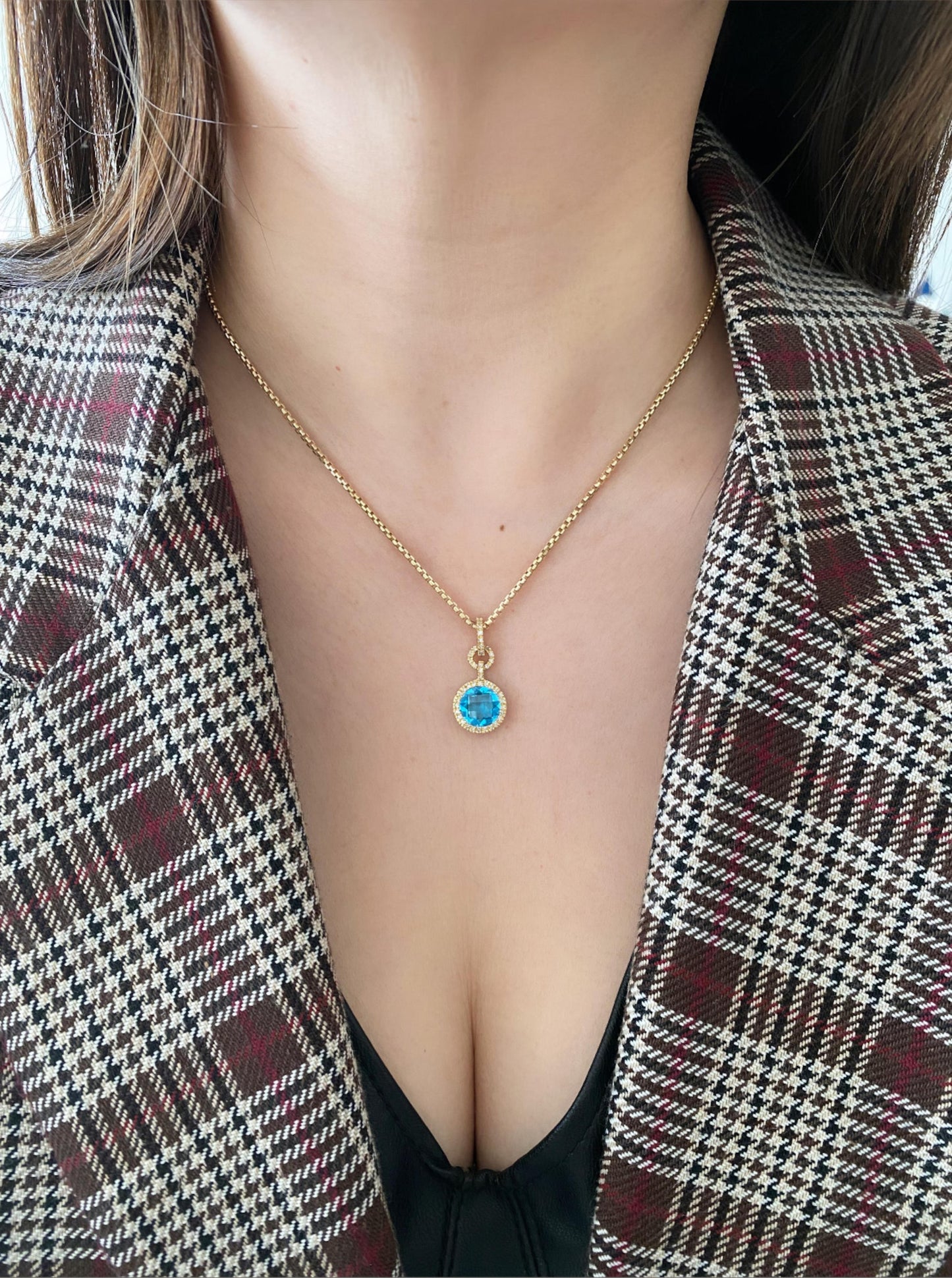 Swiss Topaz Pendant