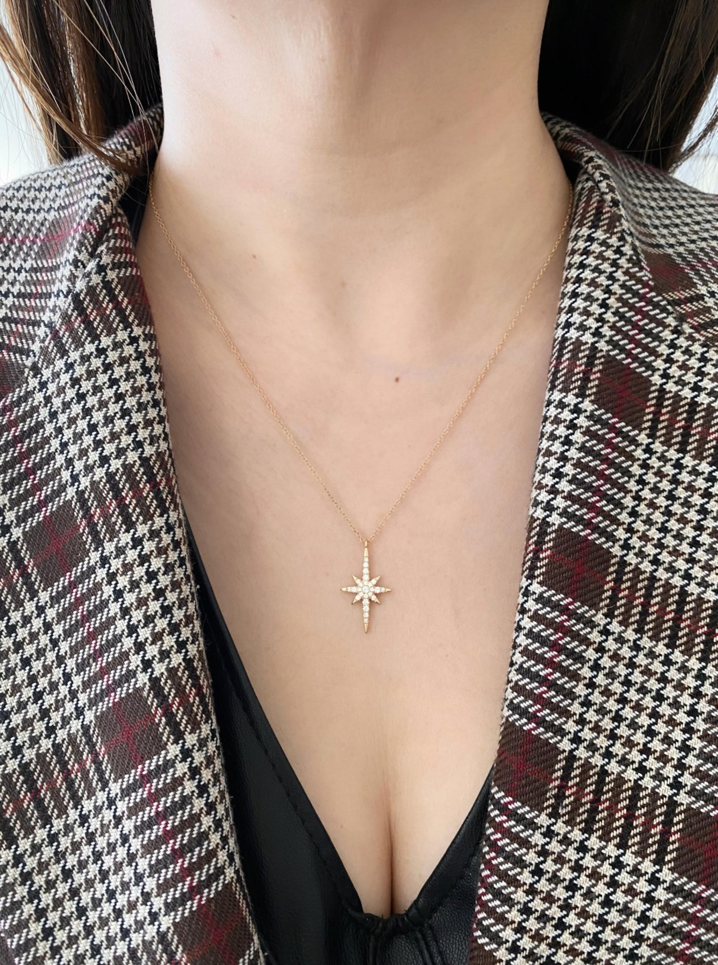 Celestial Star Diamond Necklace