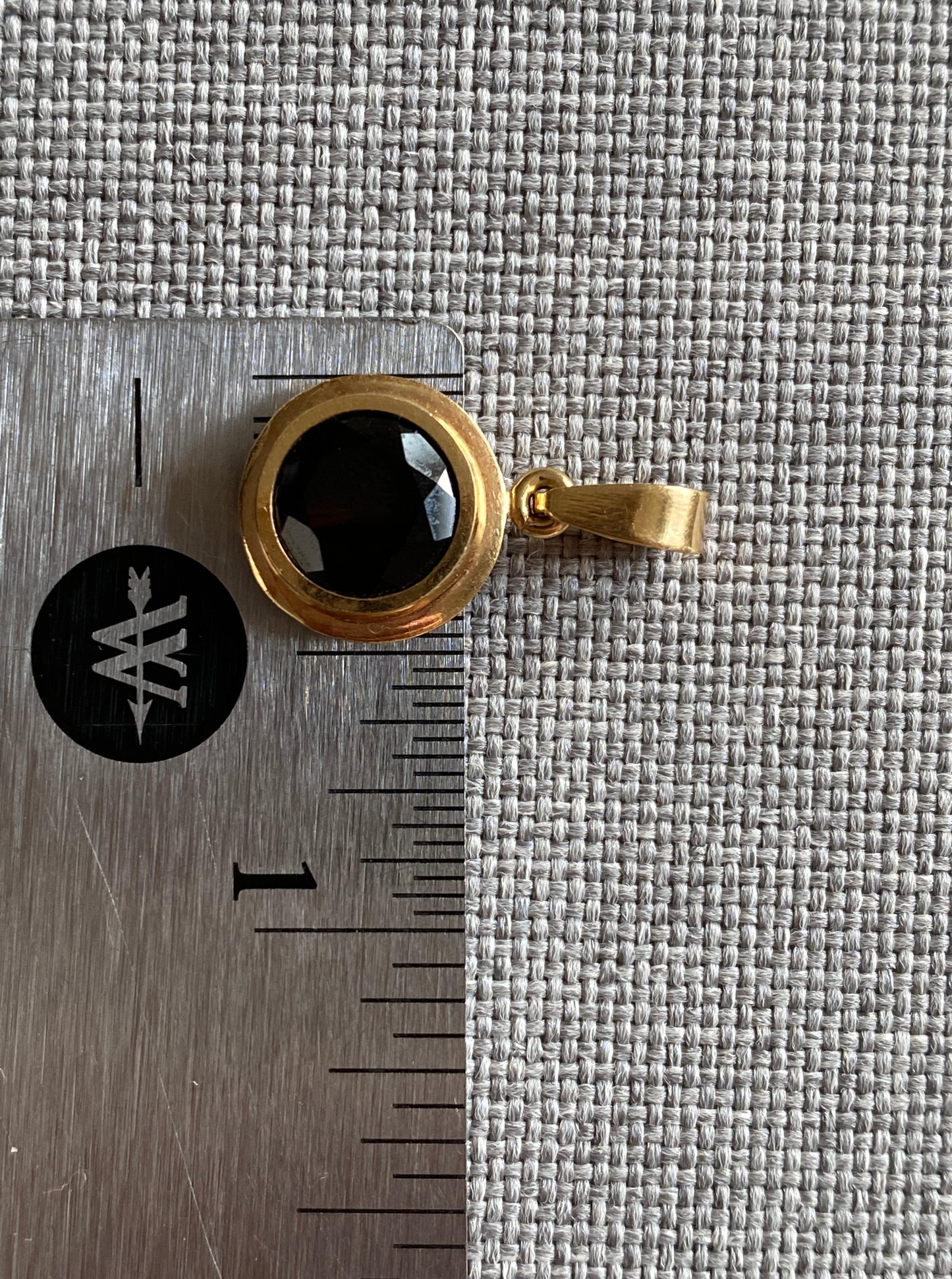 Garnet Bezel Pendant