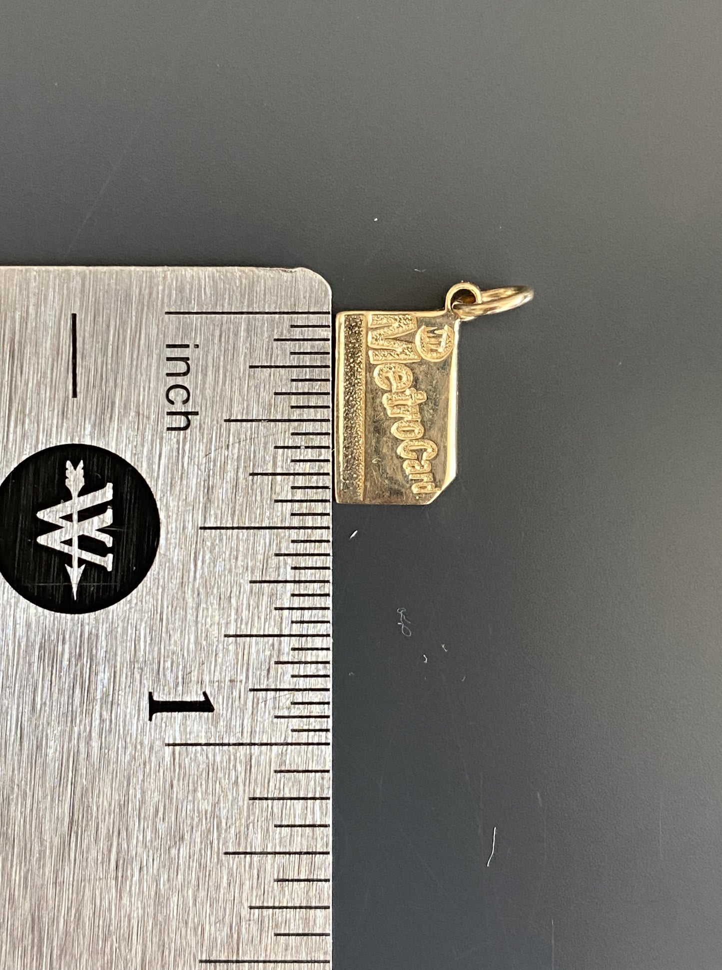Metro Card Charm