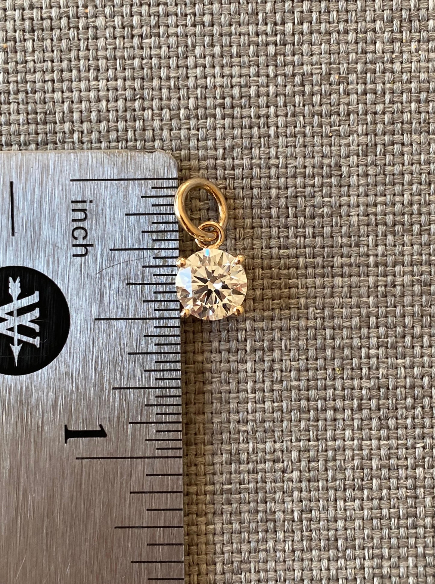 1ct Solitare Lab Diamond Charms