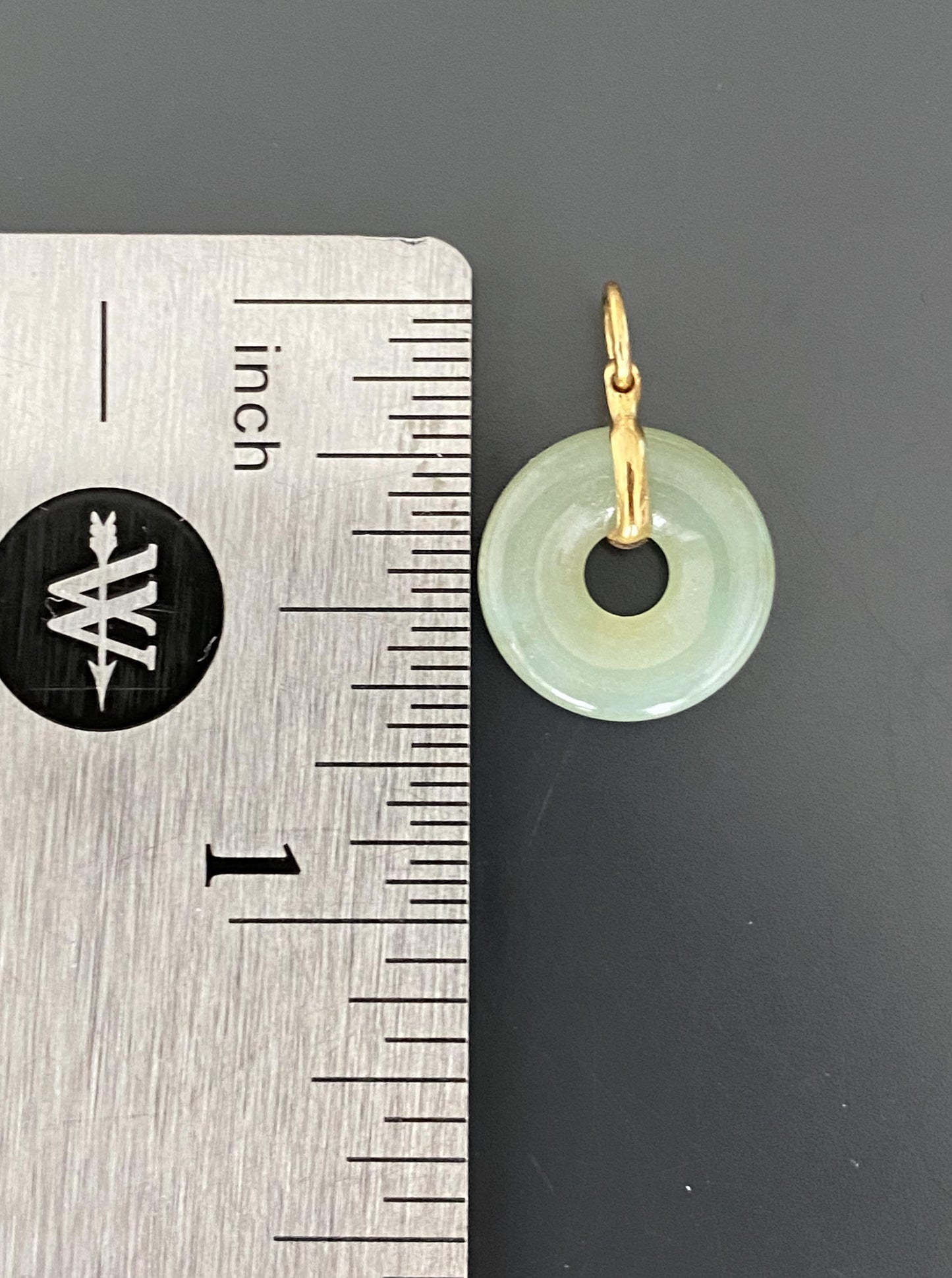 Jade Coin Charm