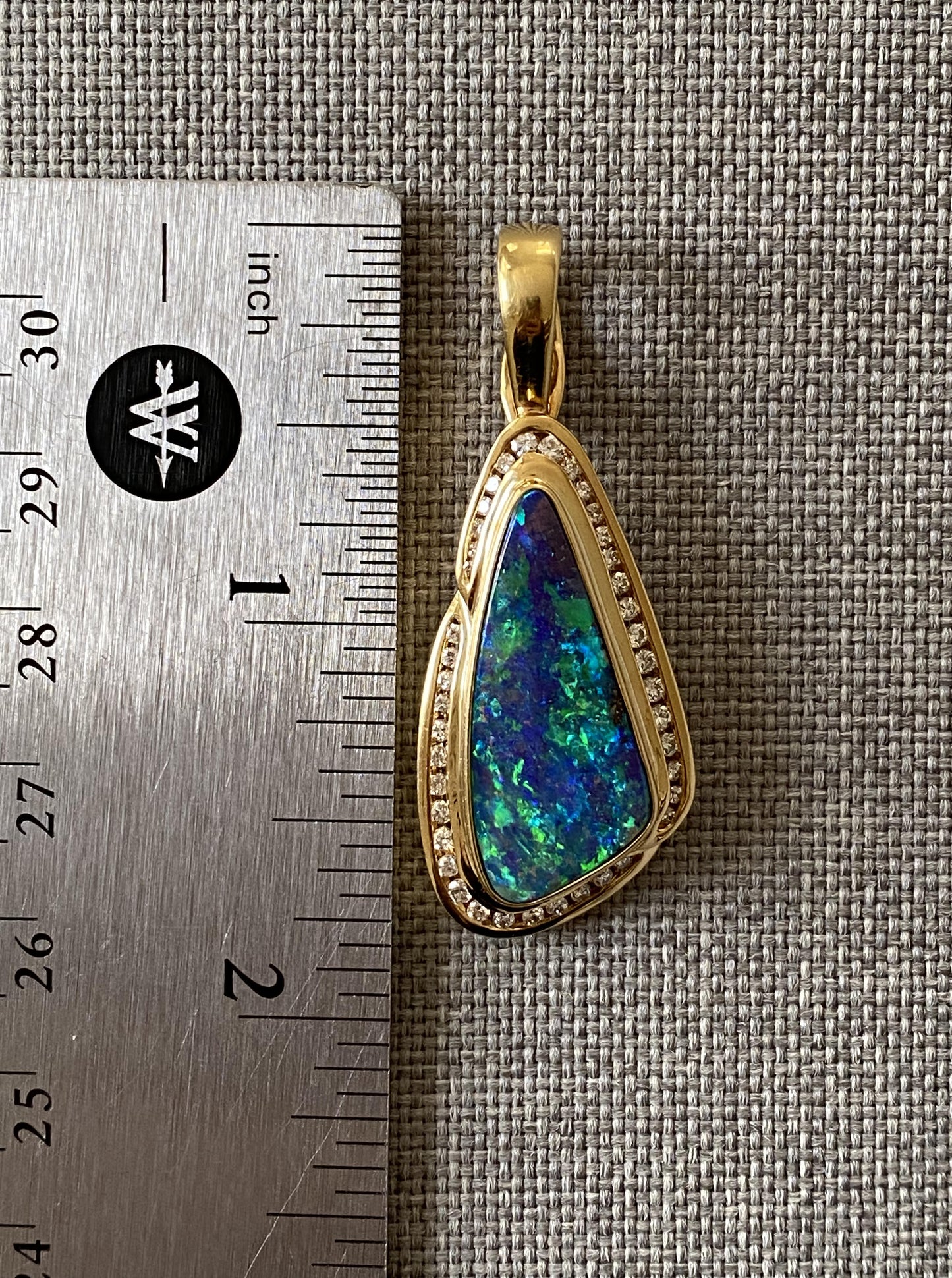 Black Opal Pendant