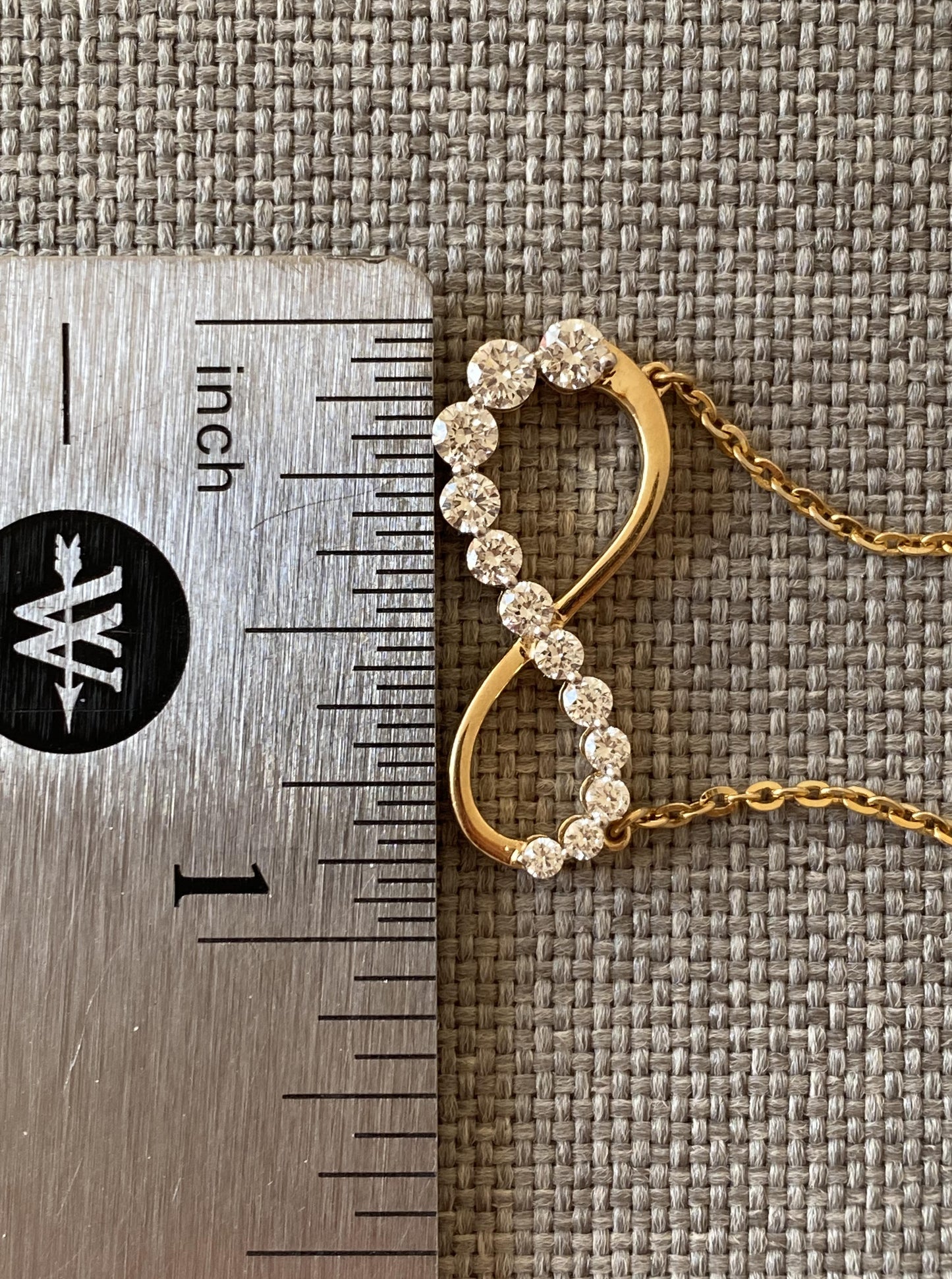 Diamond Infinity Charm Necklace
