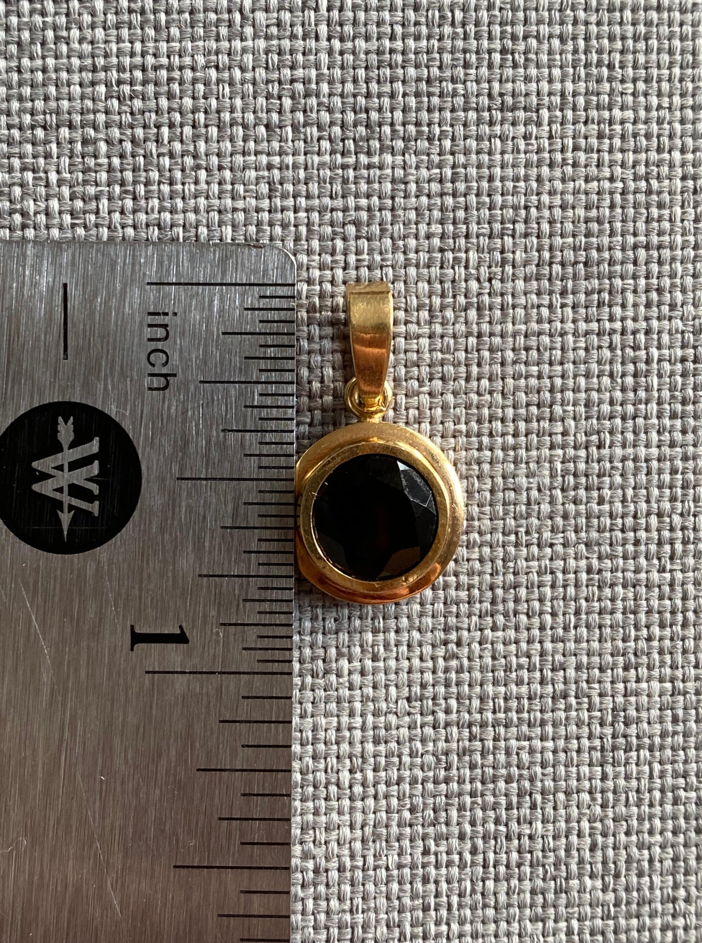 Garnet Bezel Pendant