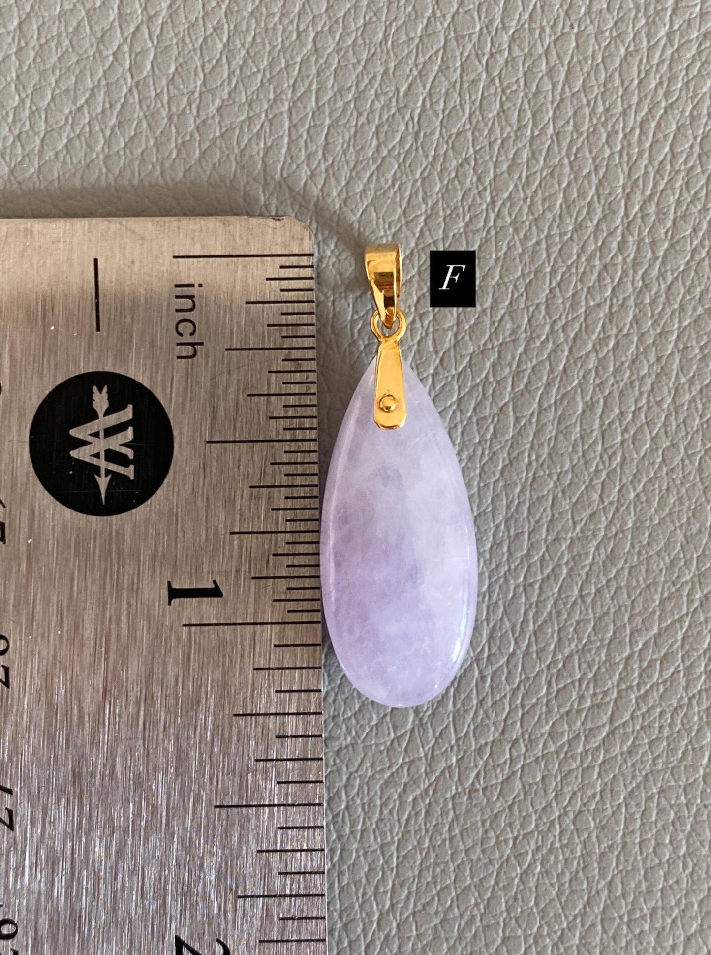 Lavender Jade Charm