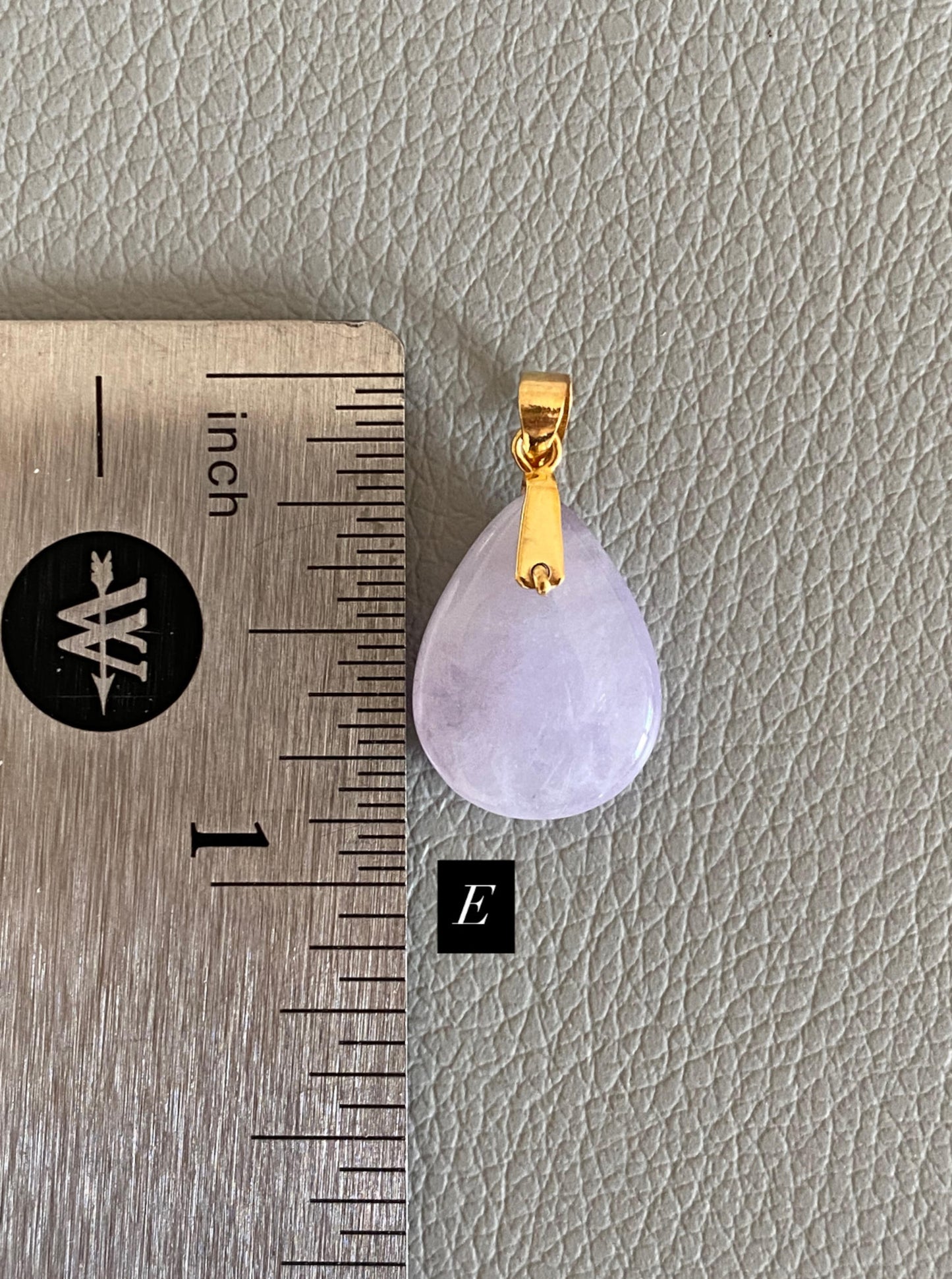 Lavender Jade Charm