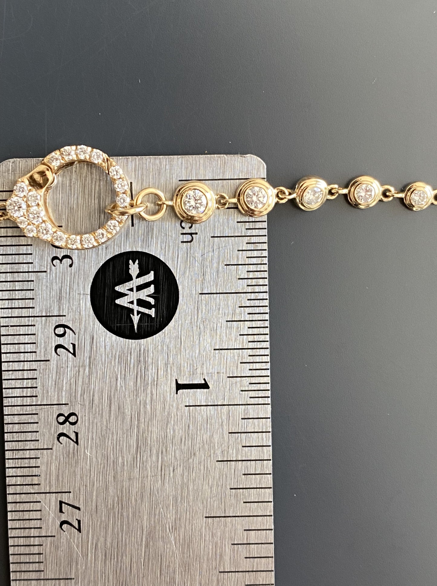 14K Muti Function Diamond Necklace.