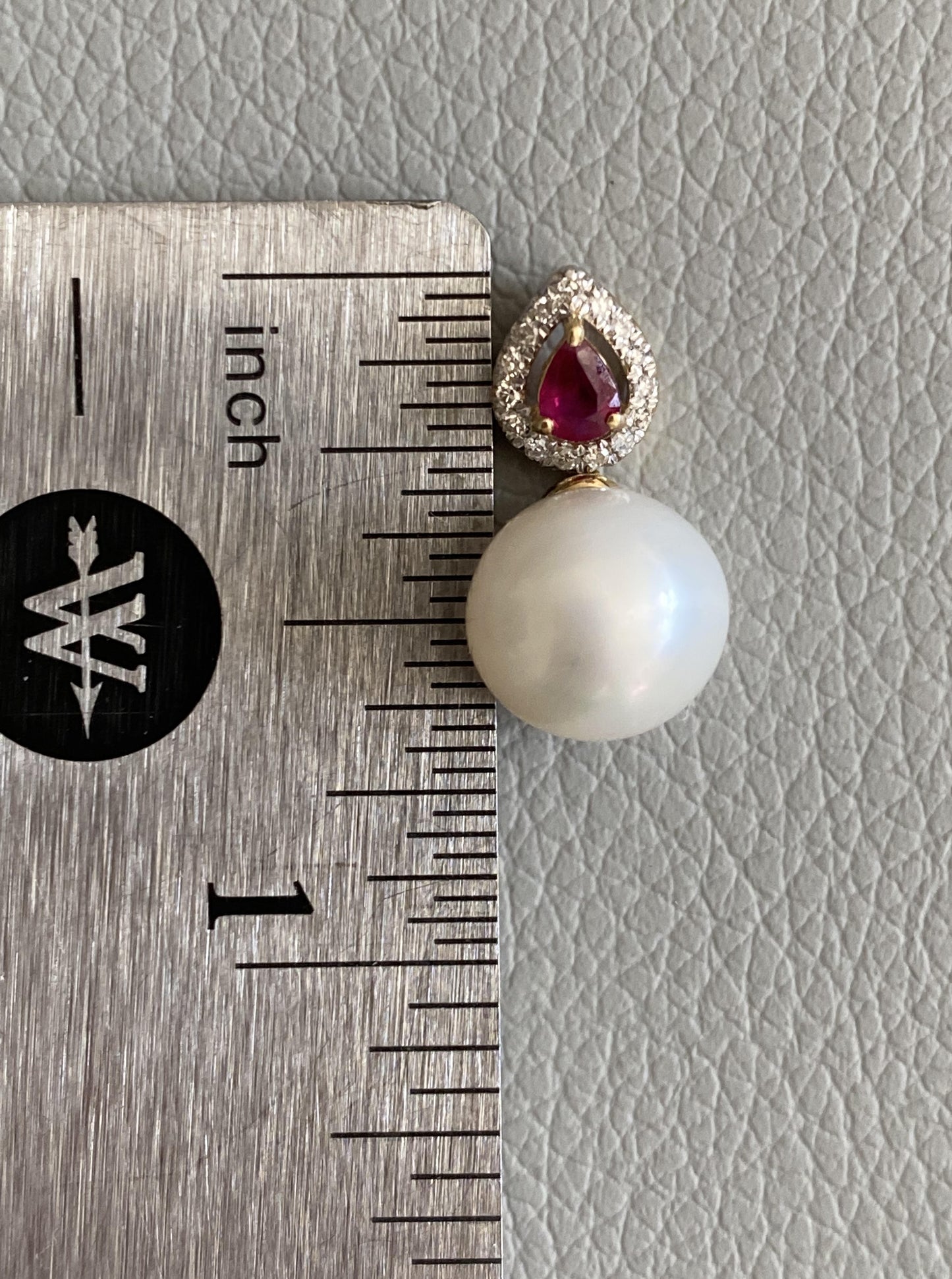 Ruby & Pearl Diamond Necklace