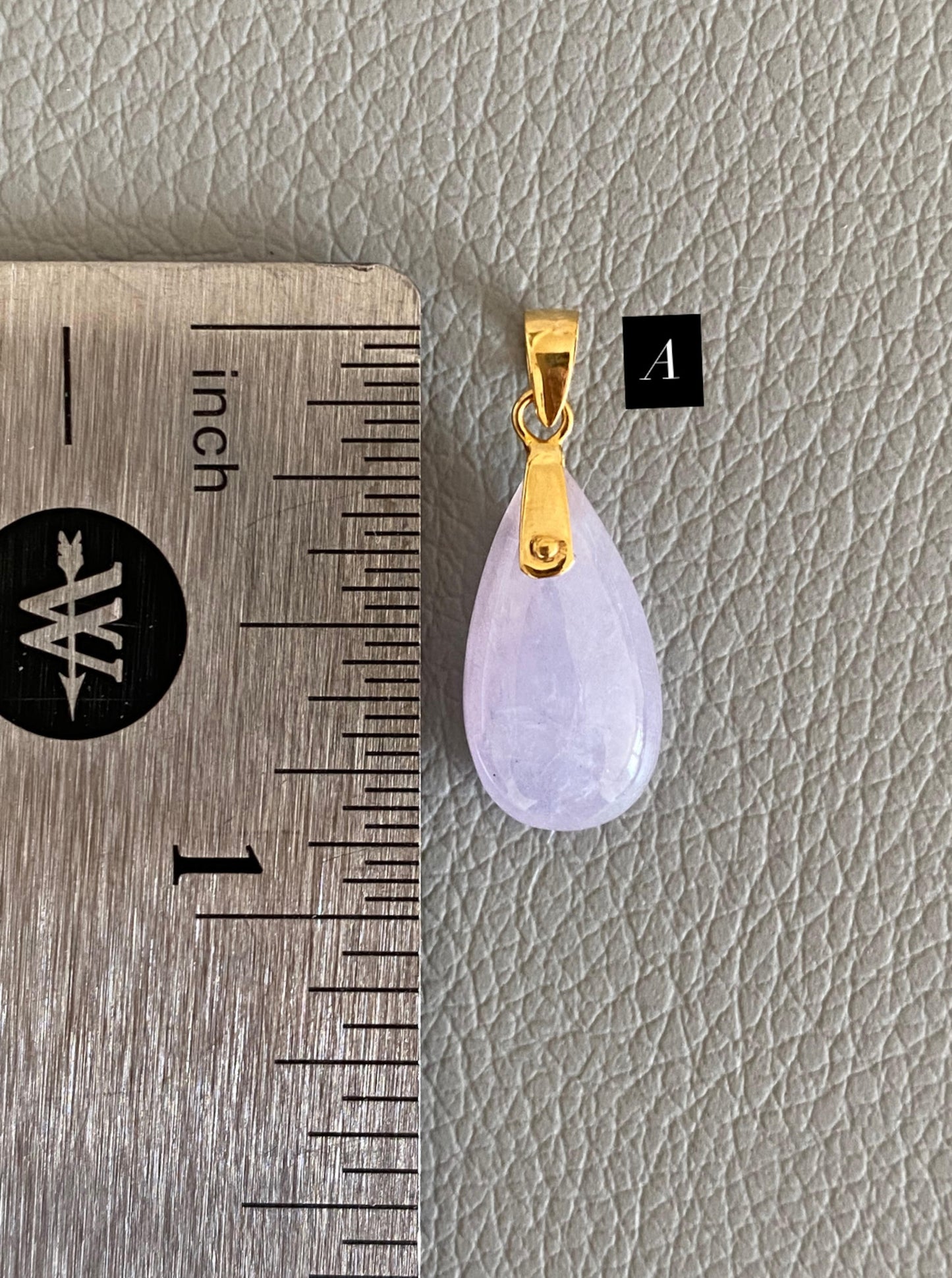 Lavender Jade Charm