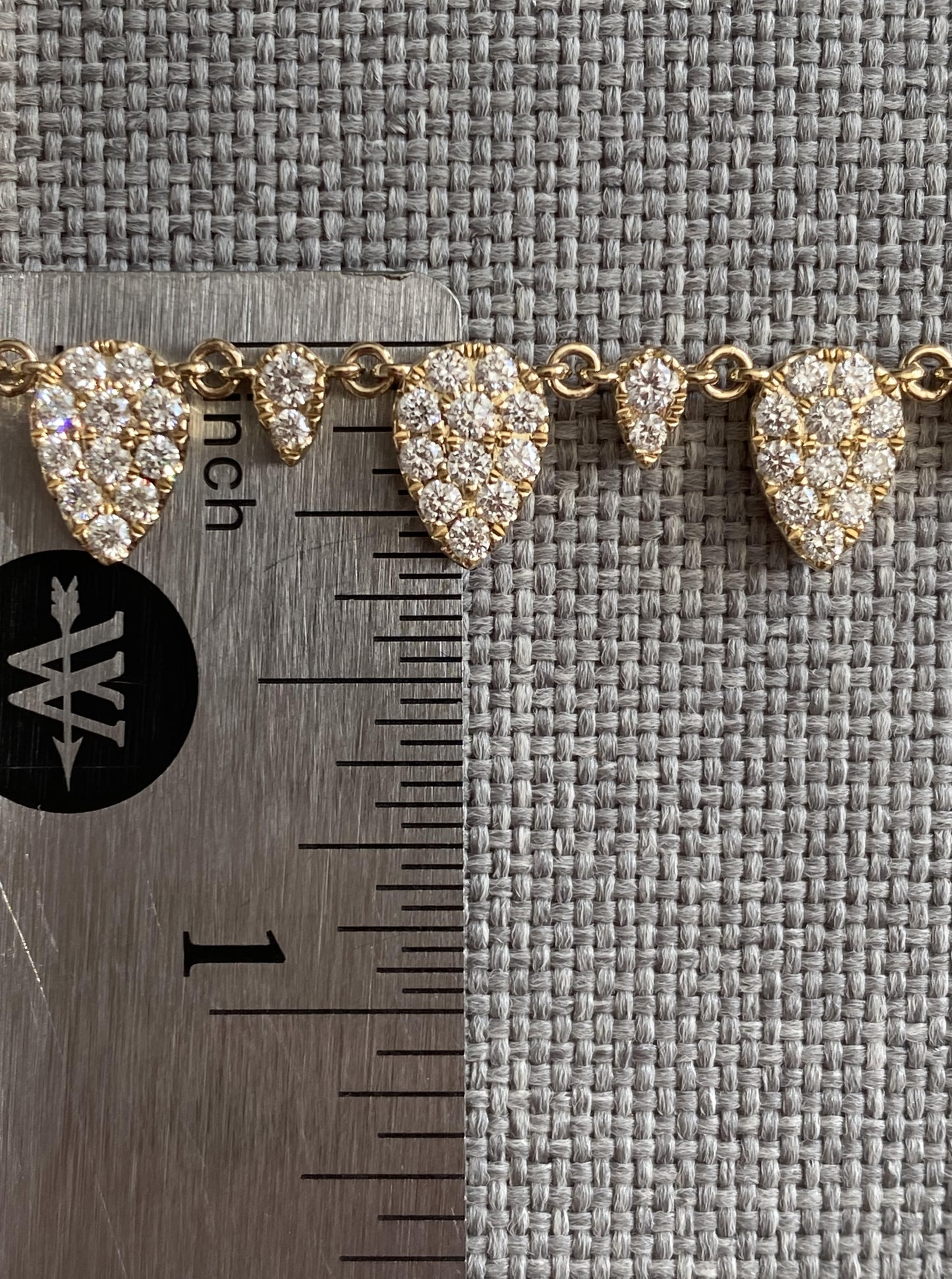 Pear Drop Diamond necklace