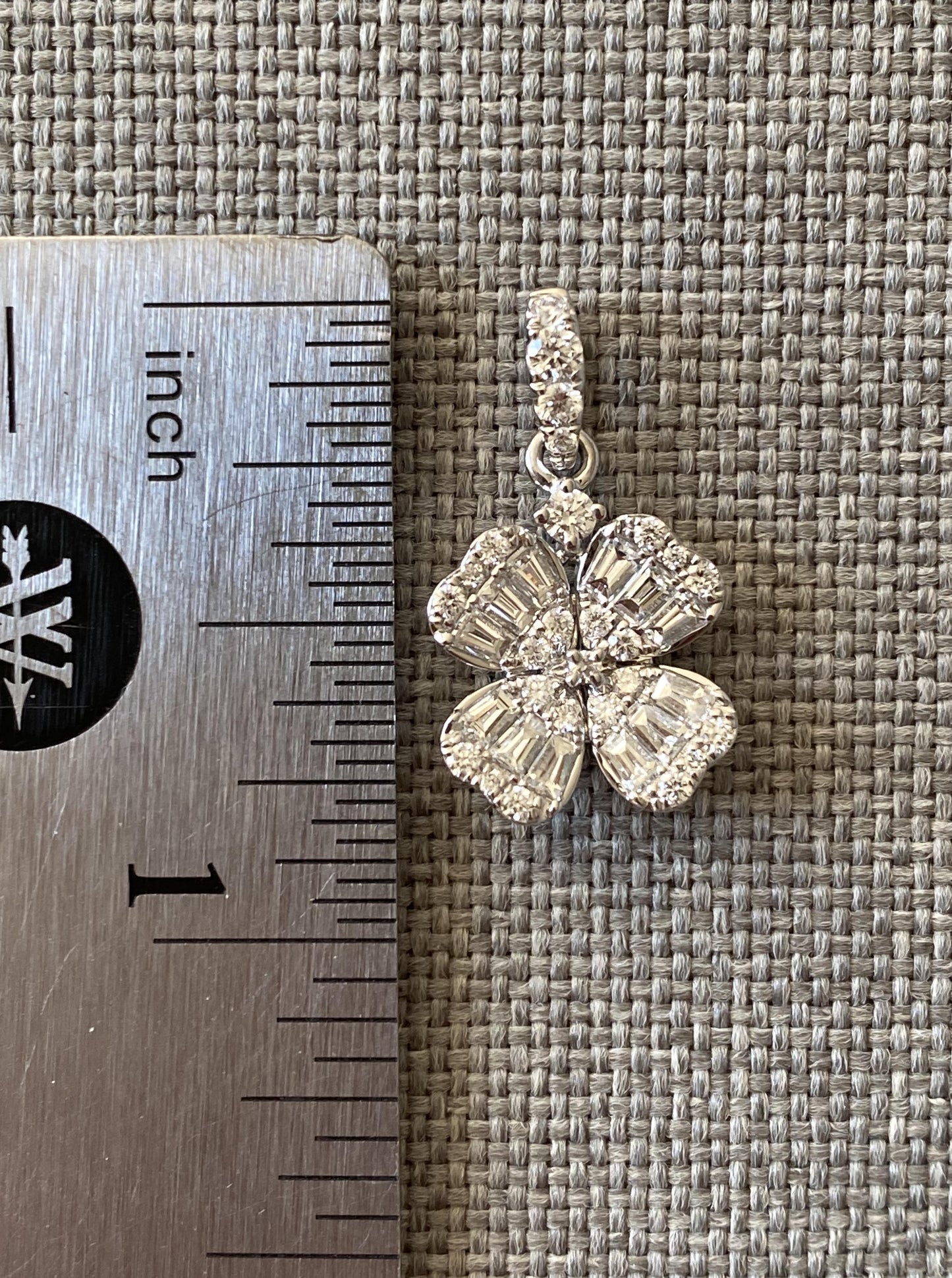 Clover Diamond Charm
