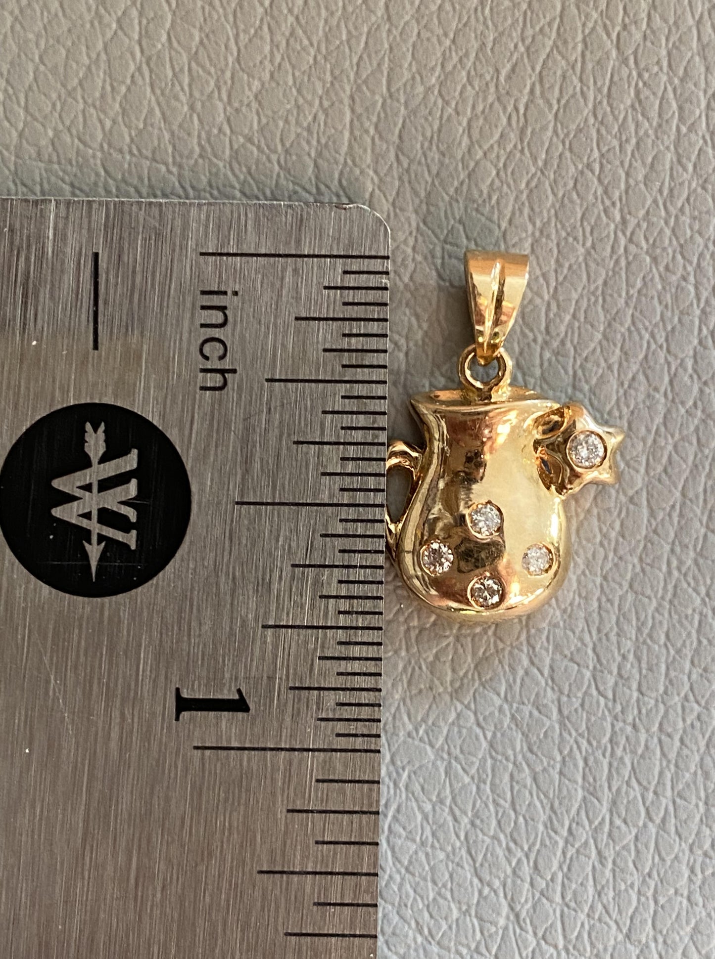 Celestial Water Pitcher Charm Necklace