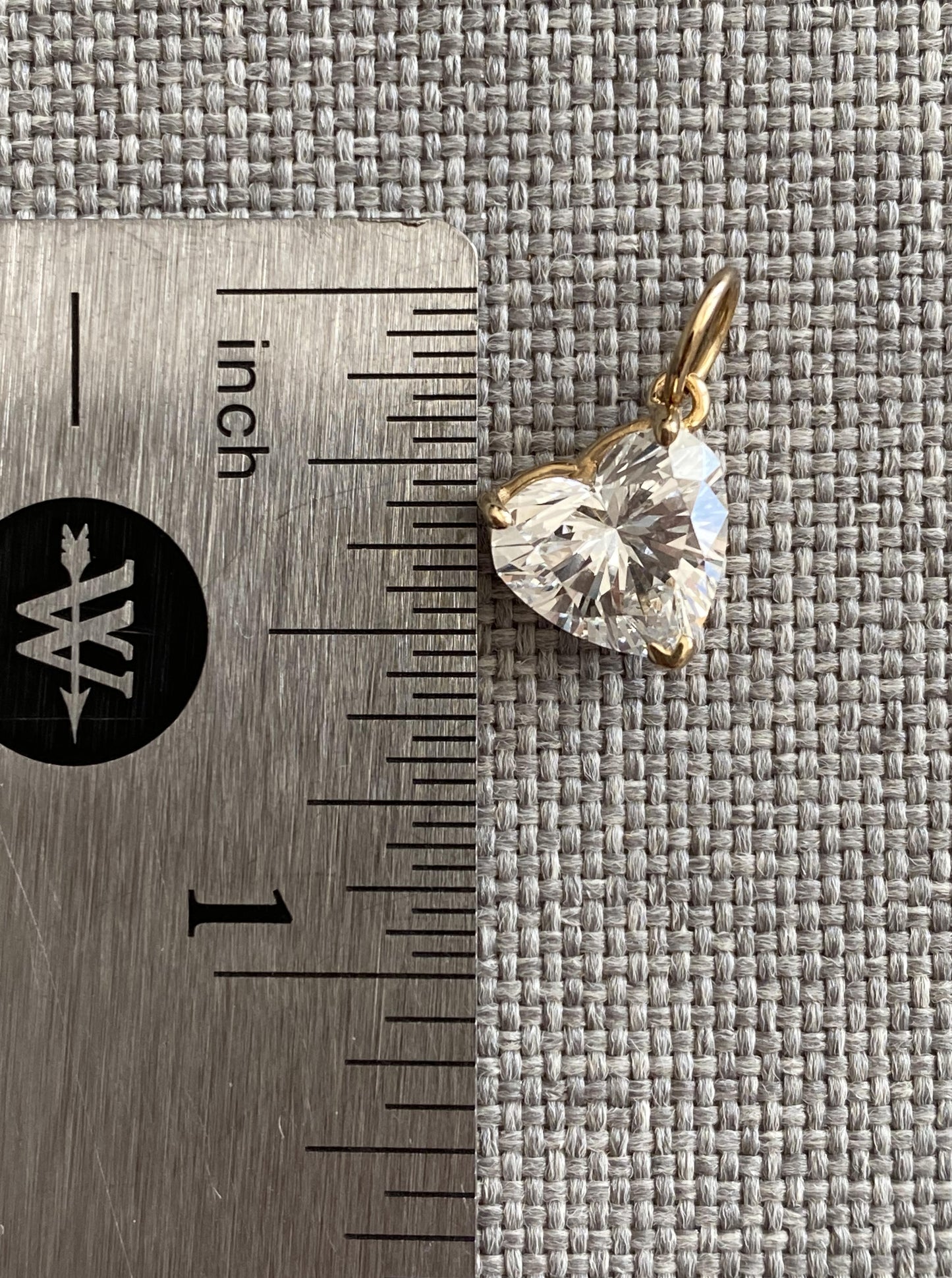 Side Heart Lab Diamond Charms for Nikkie