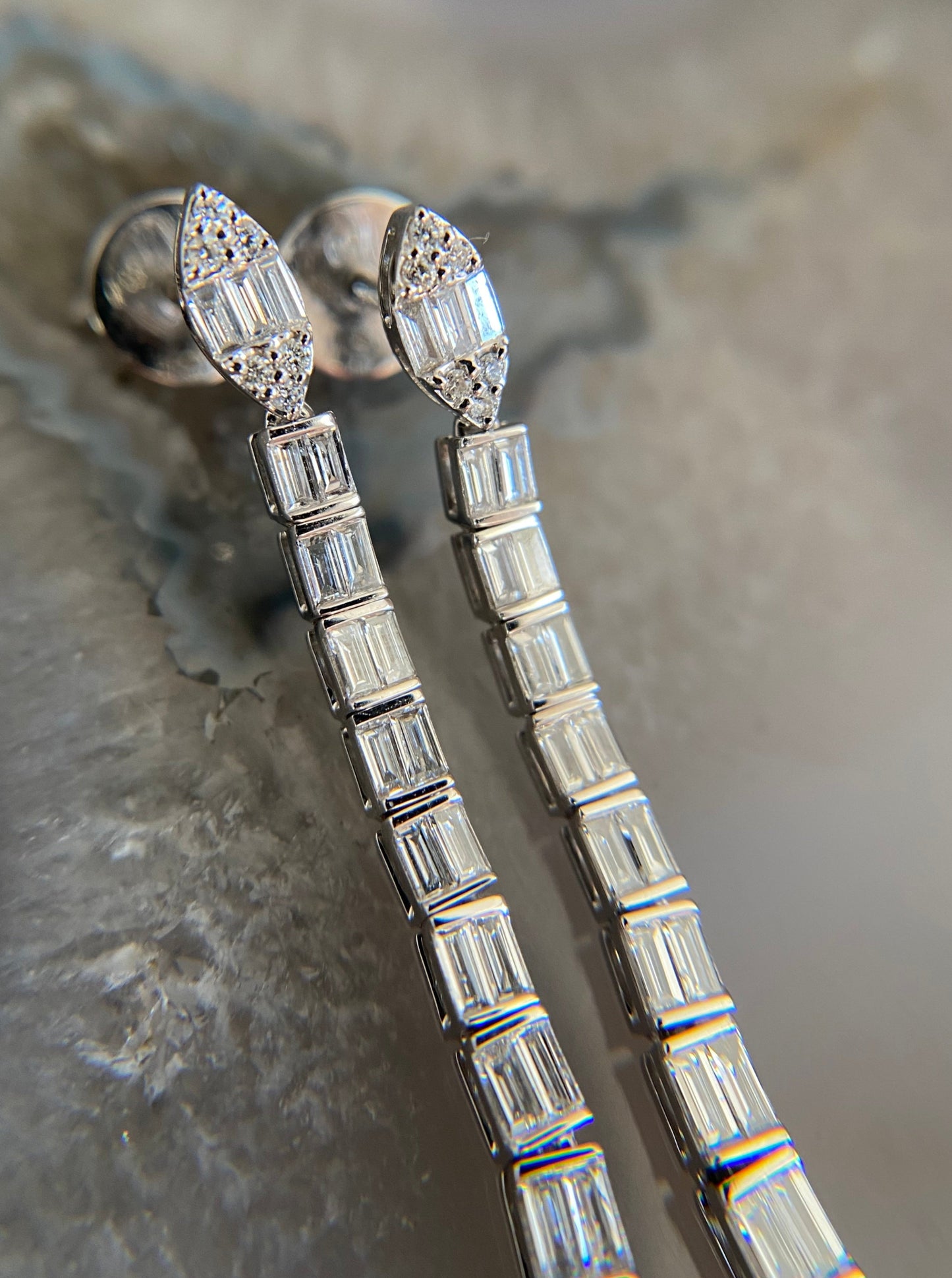 Snake Diamond Earrings