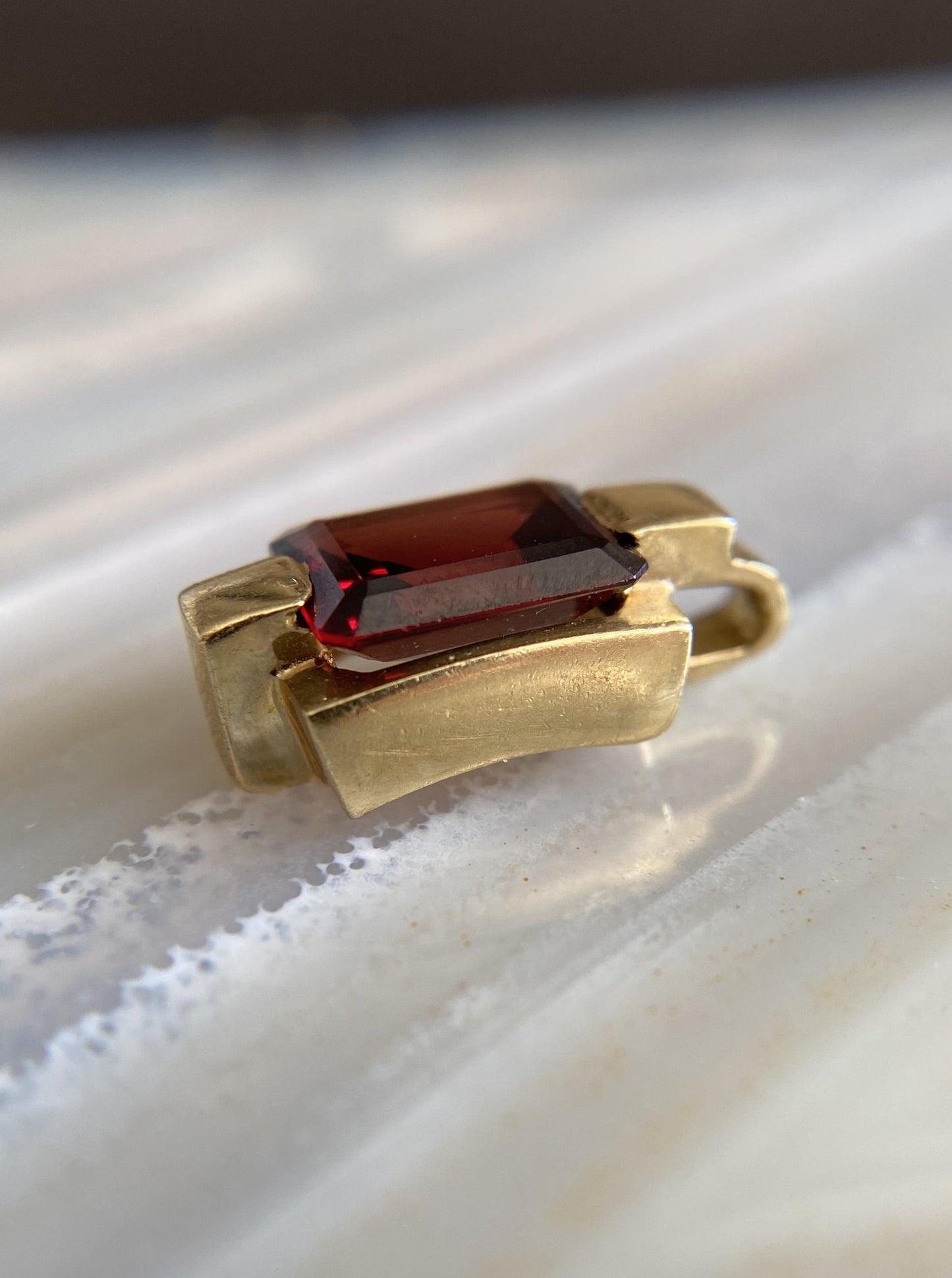 Vintage Garnet Pendant