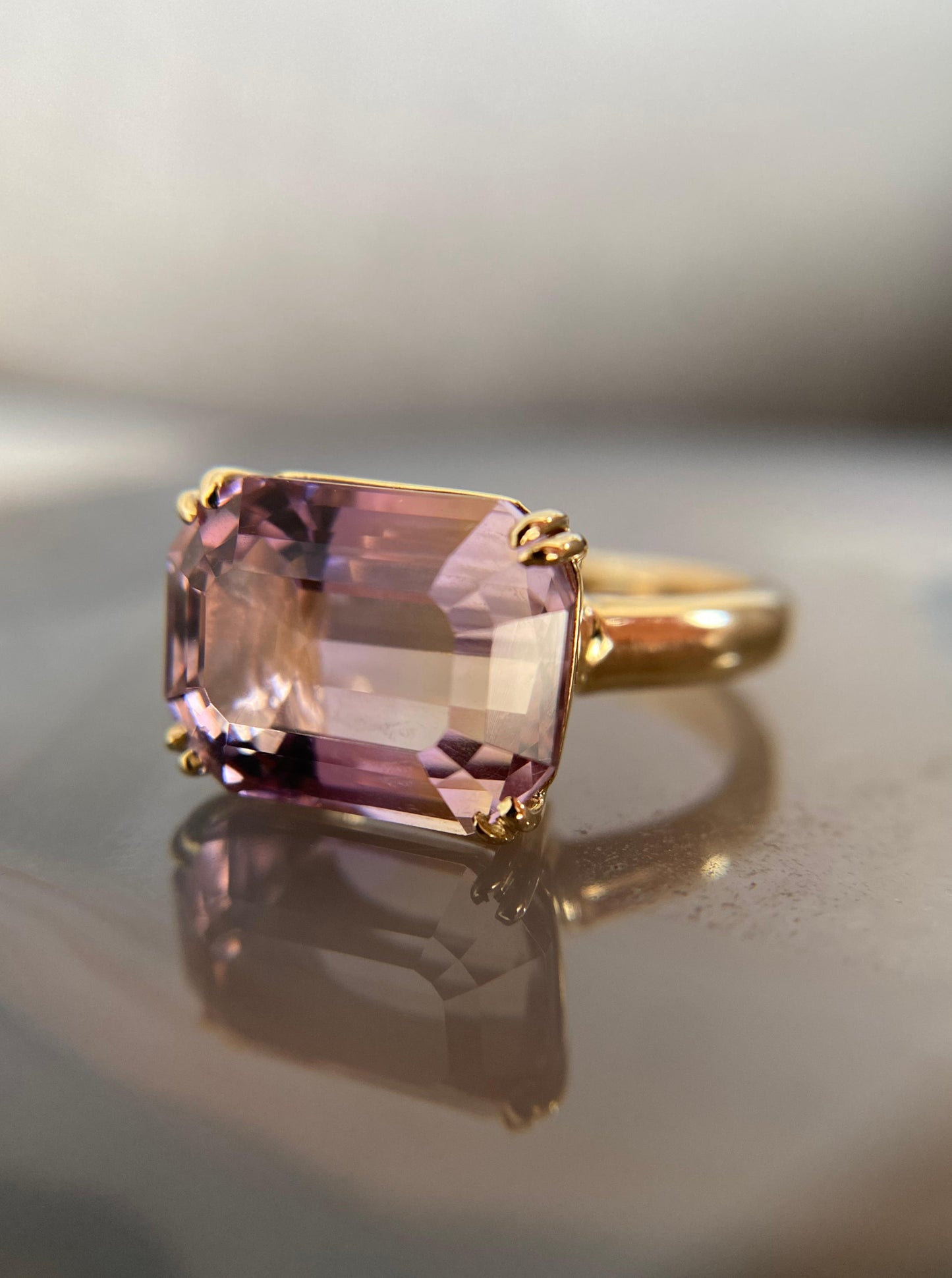 East West Ametrine Ring