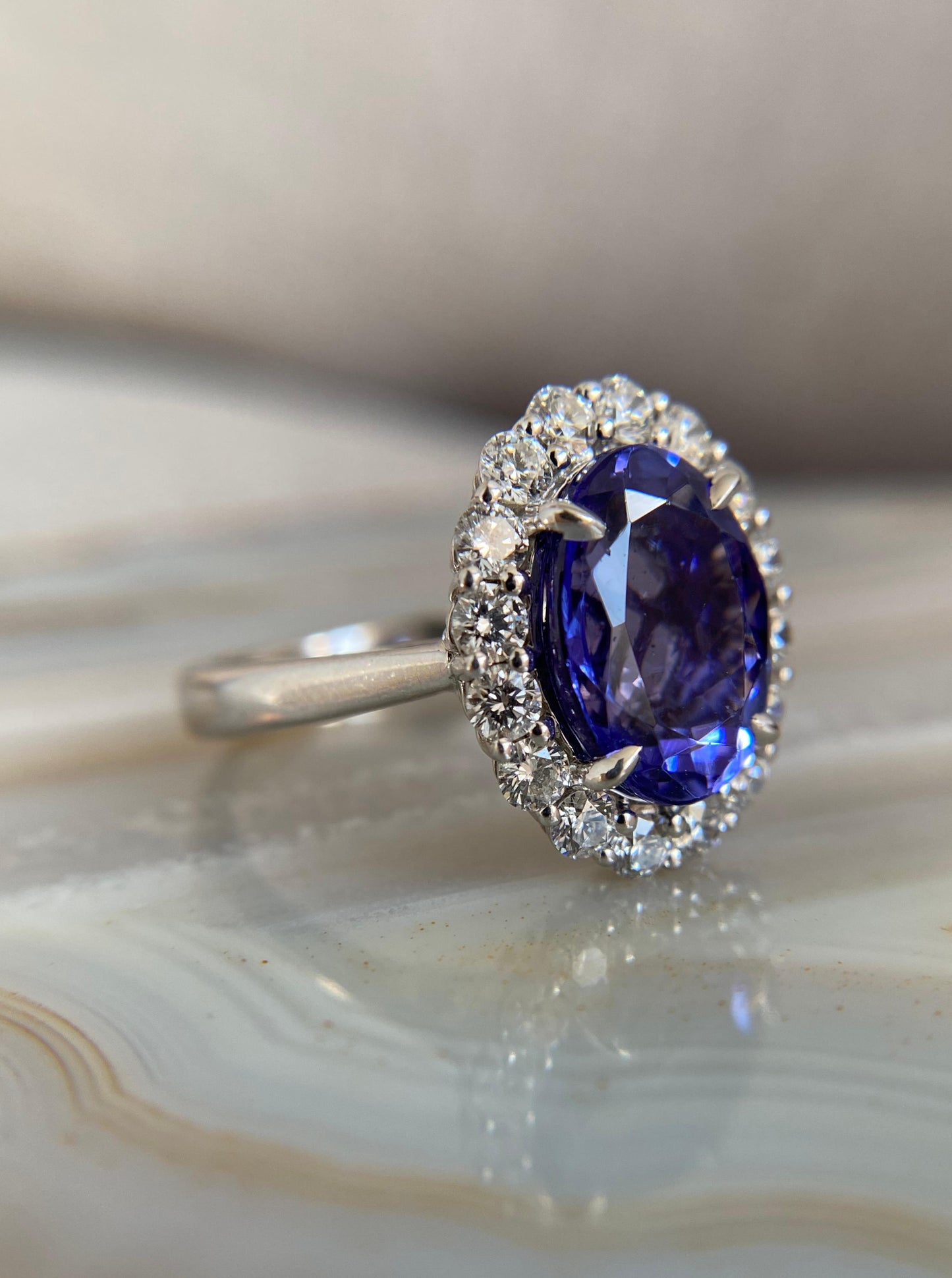 Tanzanite Ring Cocktail Ring