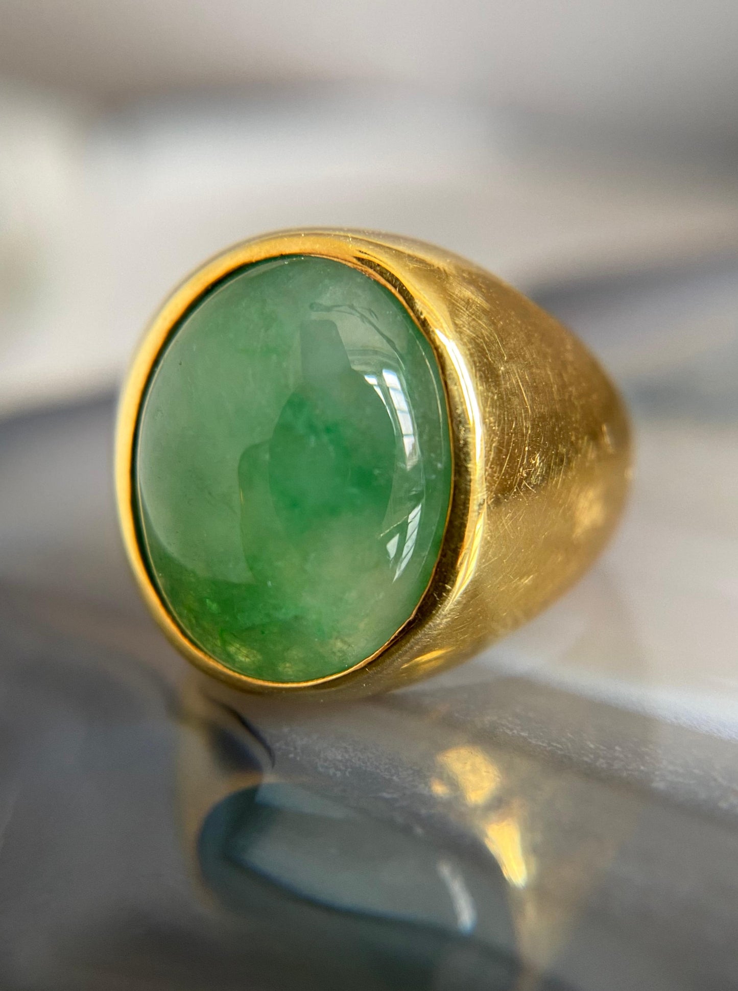 Jade Signet Ring