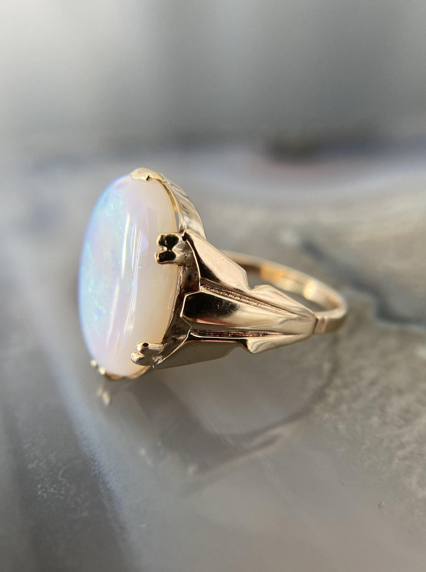 Cocktail Opal Ring