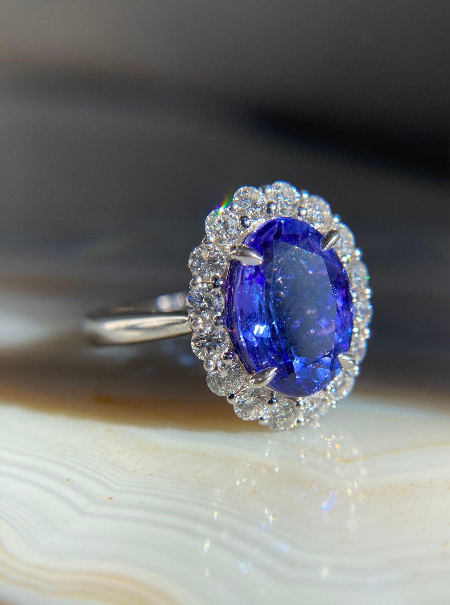 Tanzanite Ring Cocktail Ring