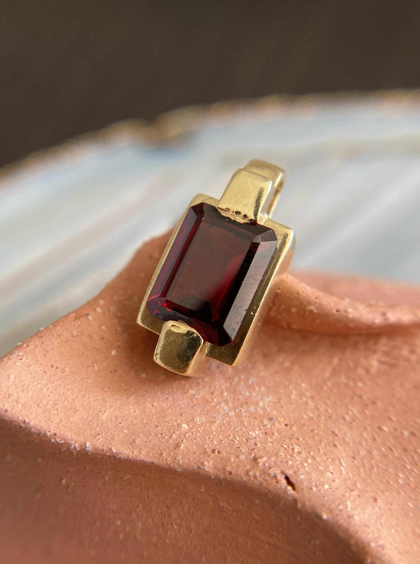 Vintage Garnet Pendant