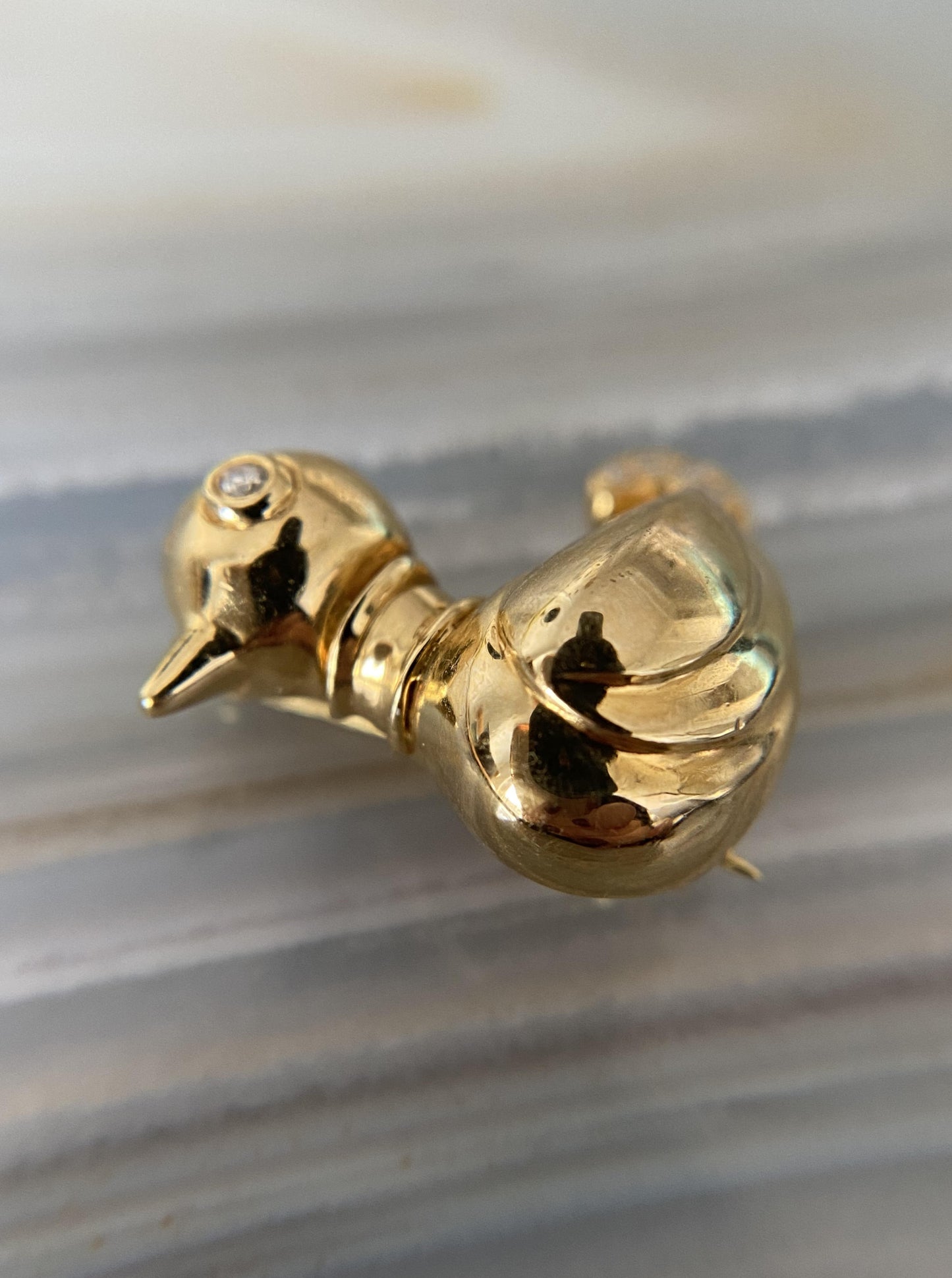 Duck Brooch