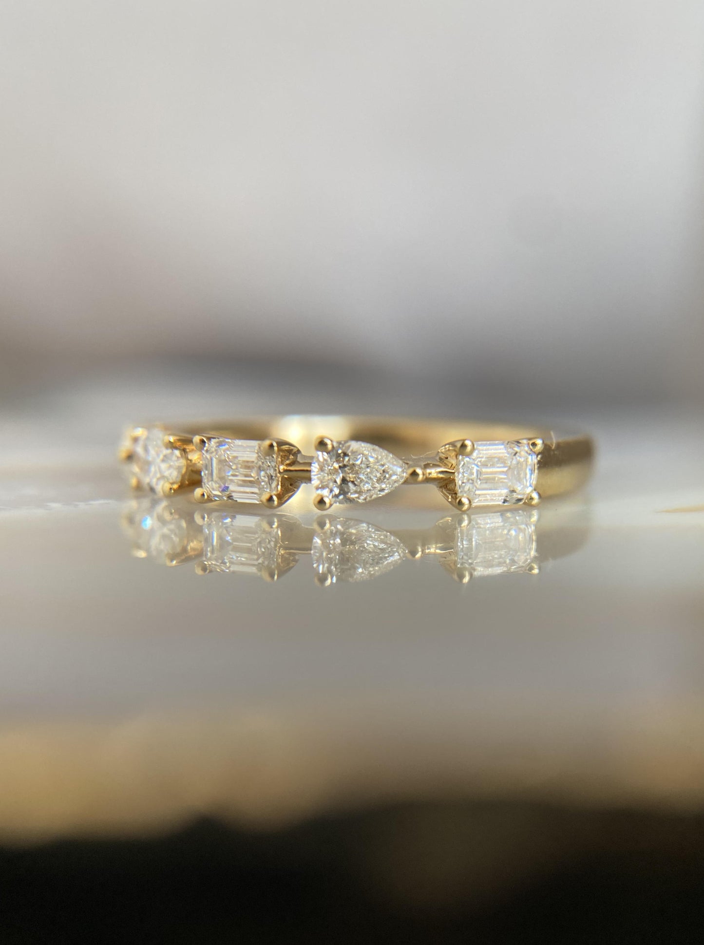 Muti Shape Diamond Band