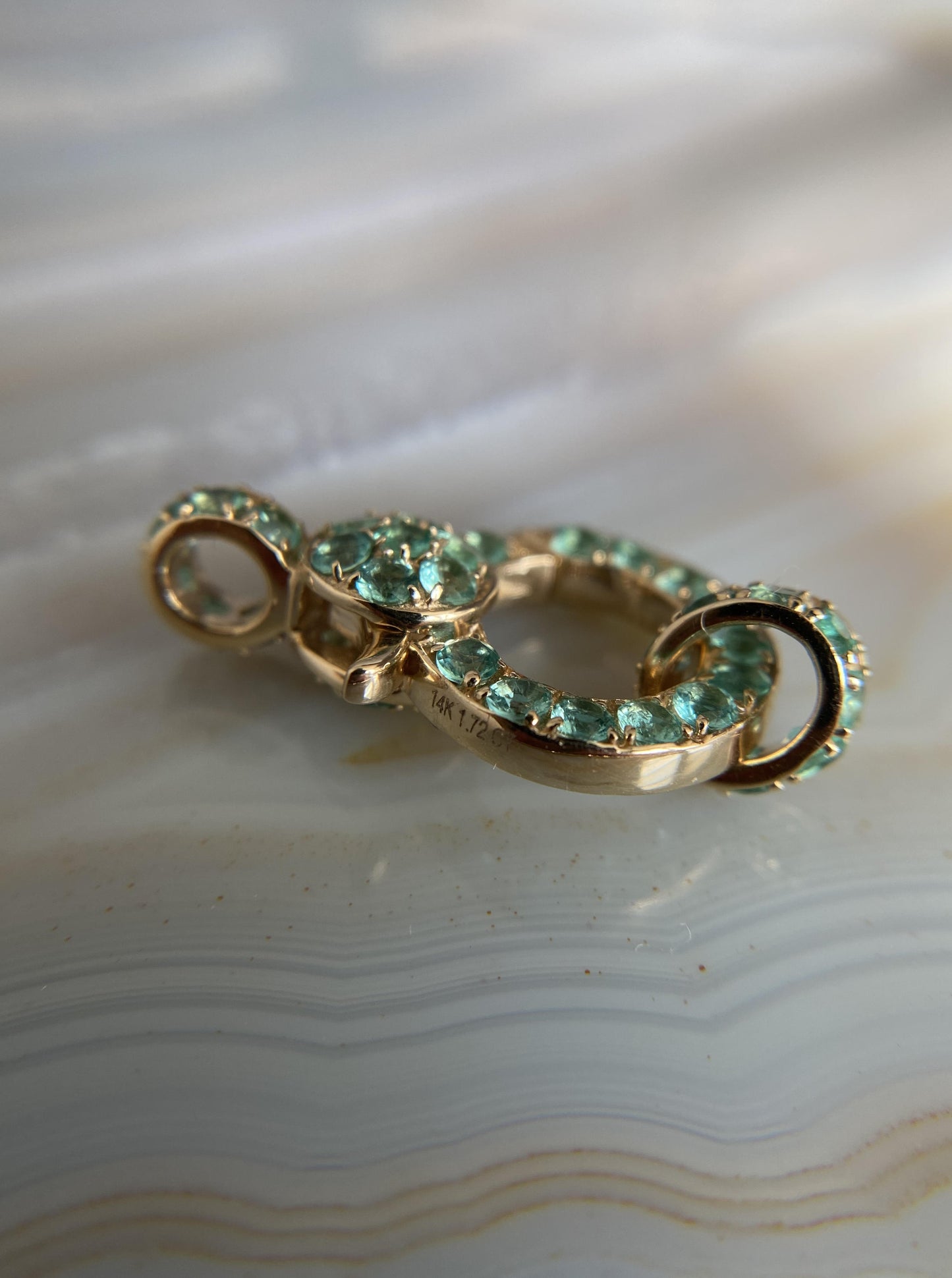 Emerald Lobster Clasp