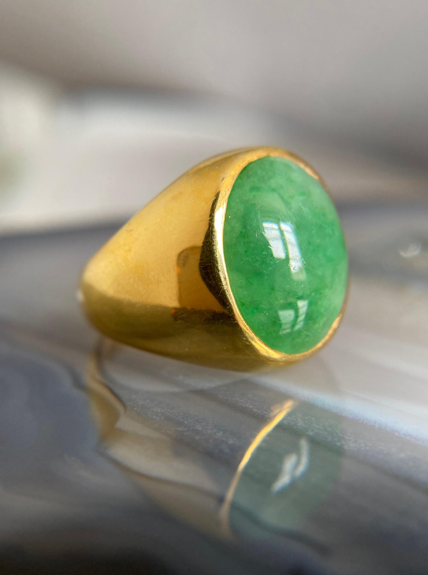 Jade Signet Ring