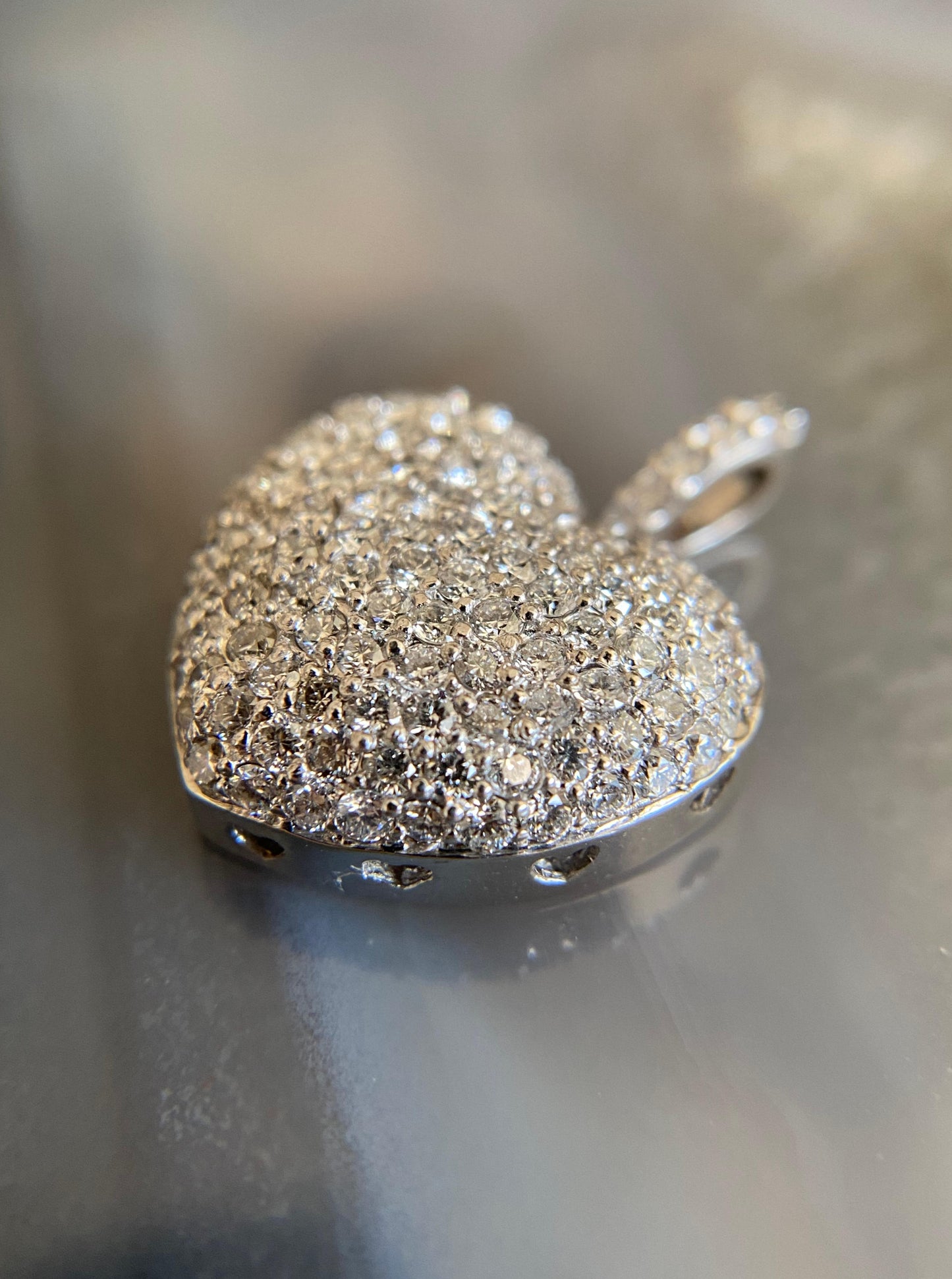 Puffy Diamond Pendant