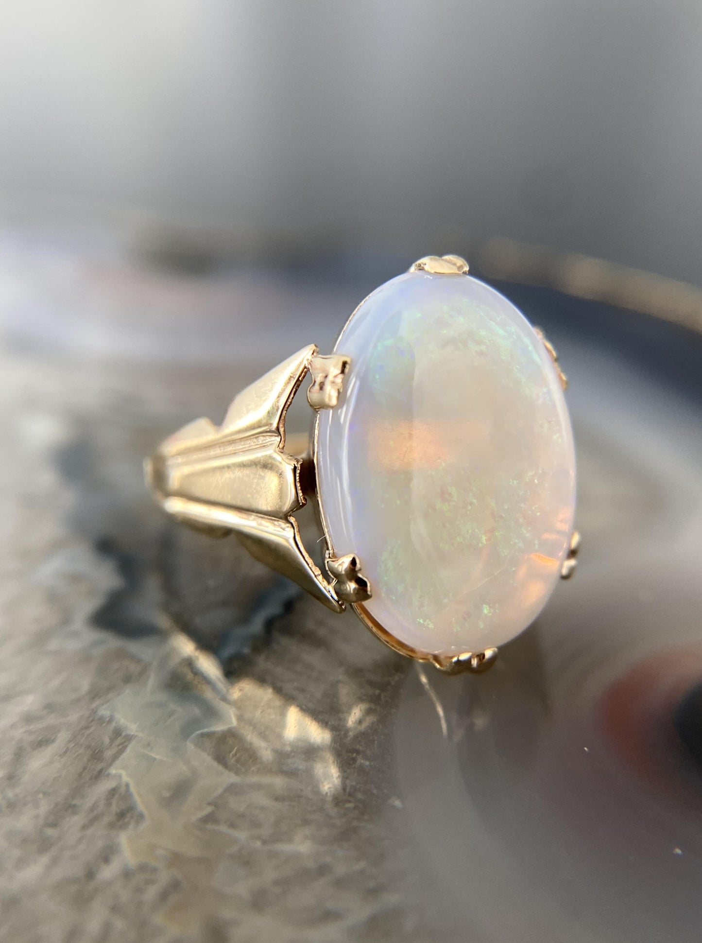 Cocktail Opal Ring