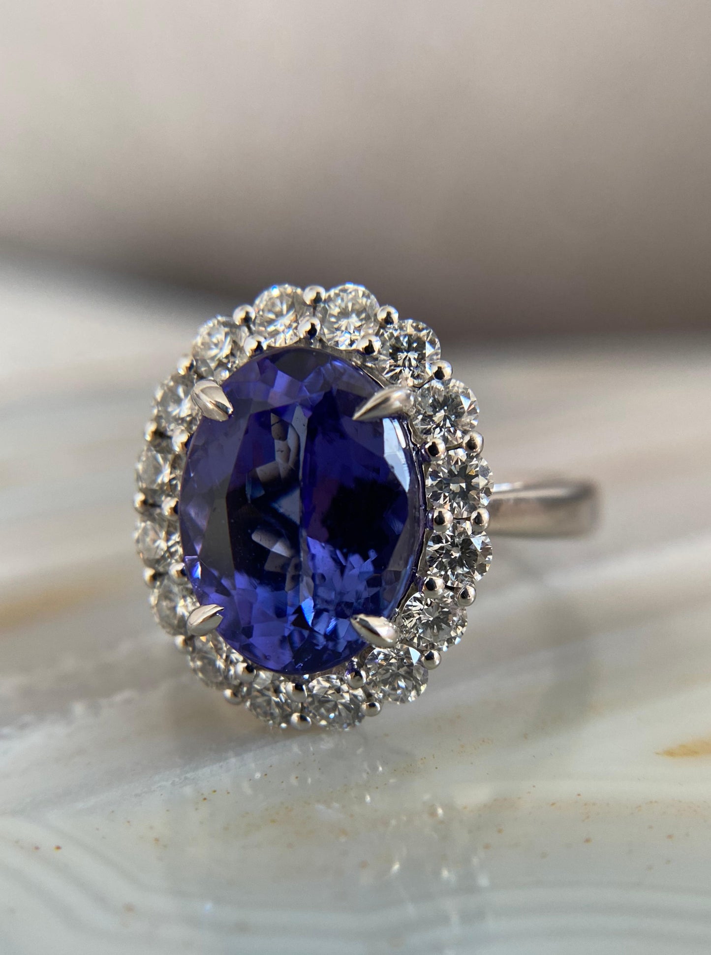 Tanzanite Ring Cocktail Ring