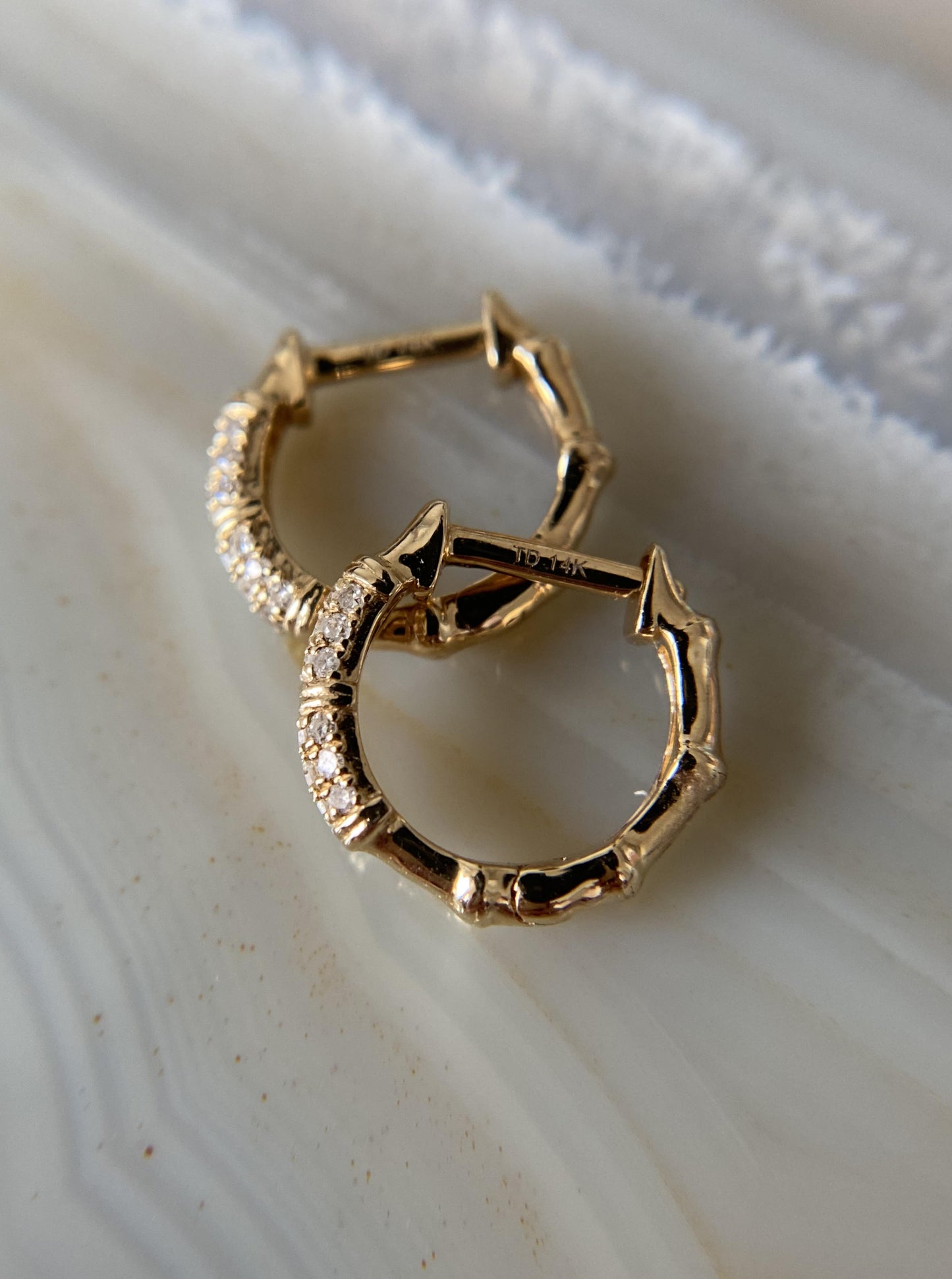 Small Cluster Diamond Hoops
